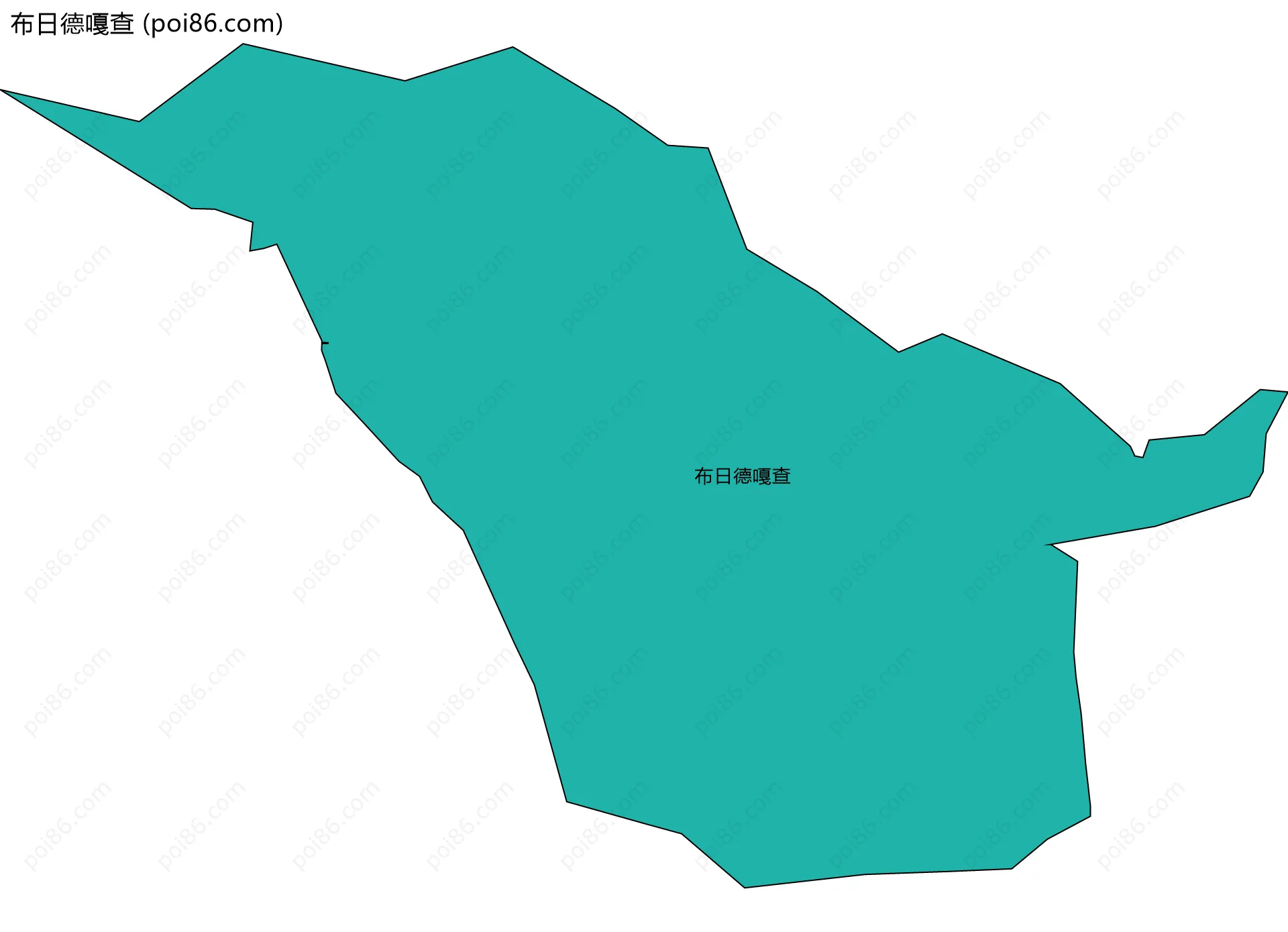 布日德嘎查边界地图