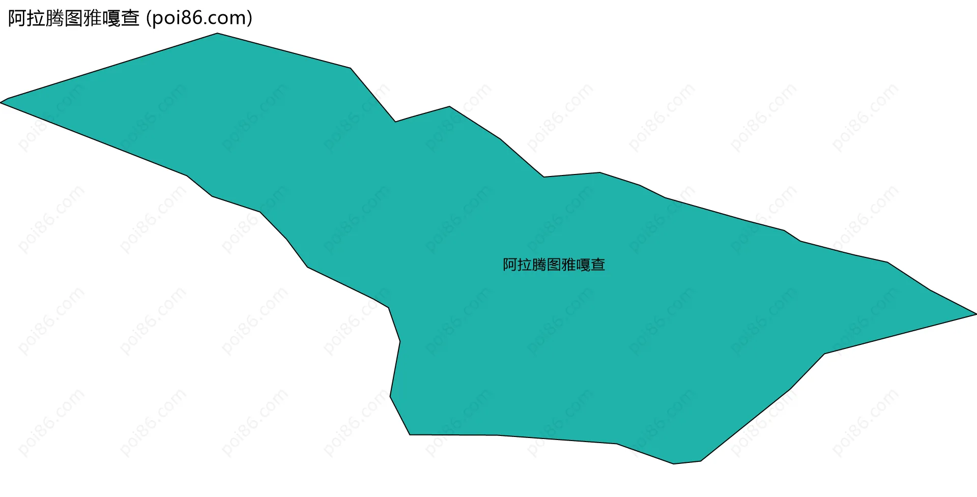 阿拉腾图雅嘎查边界地图