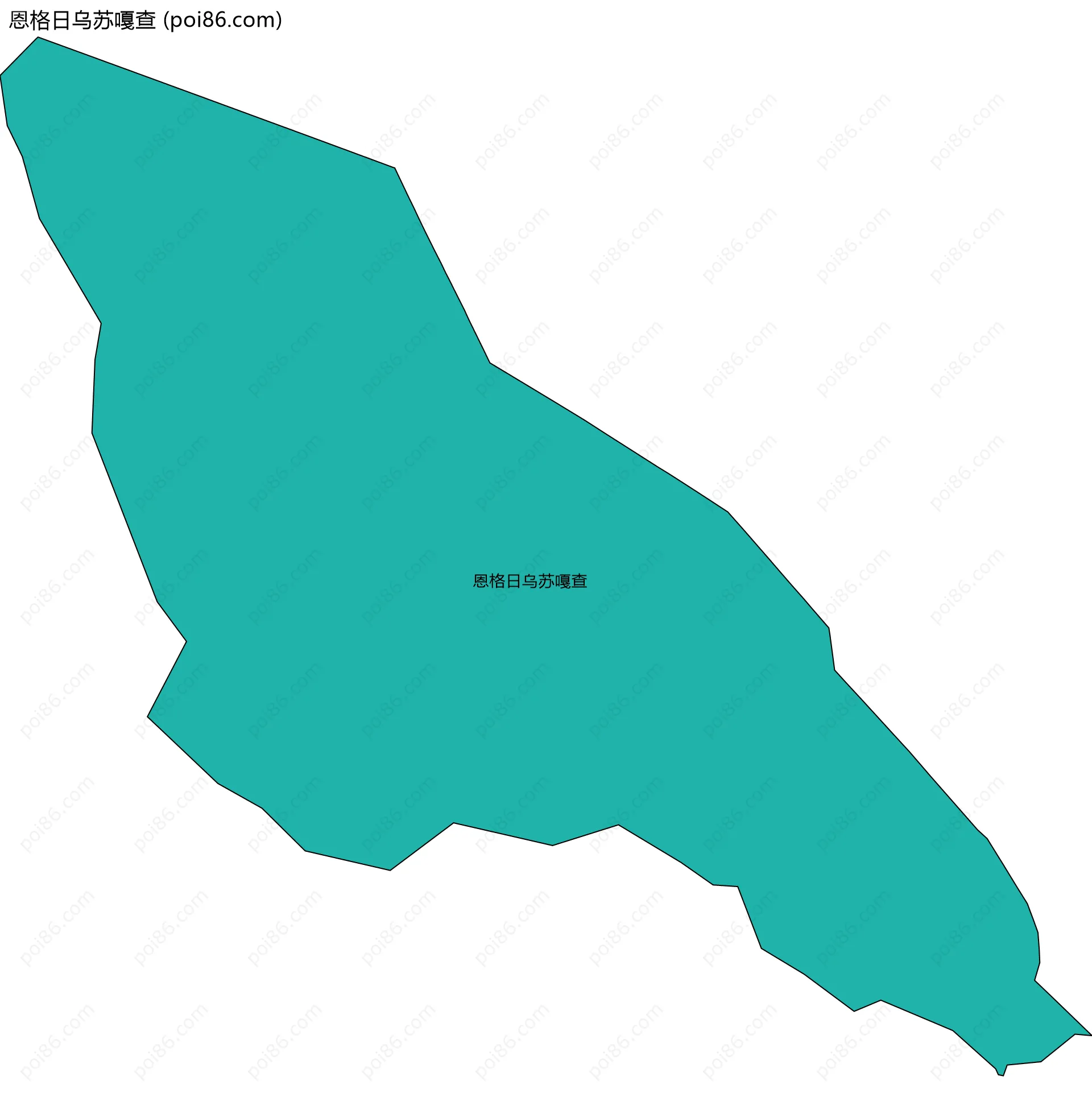 恩格日乌苏嘎查边界地图