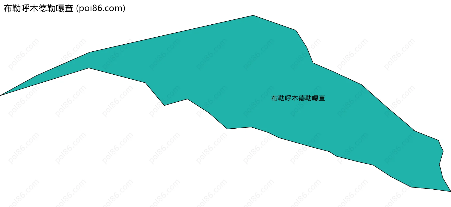 布勒呼木德勒嘎查边界地图