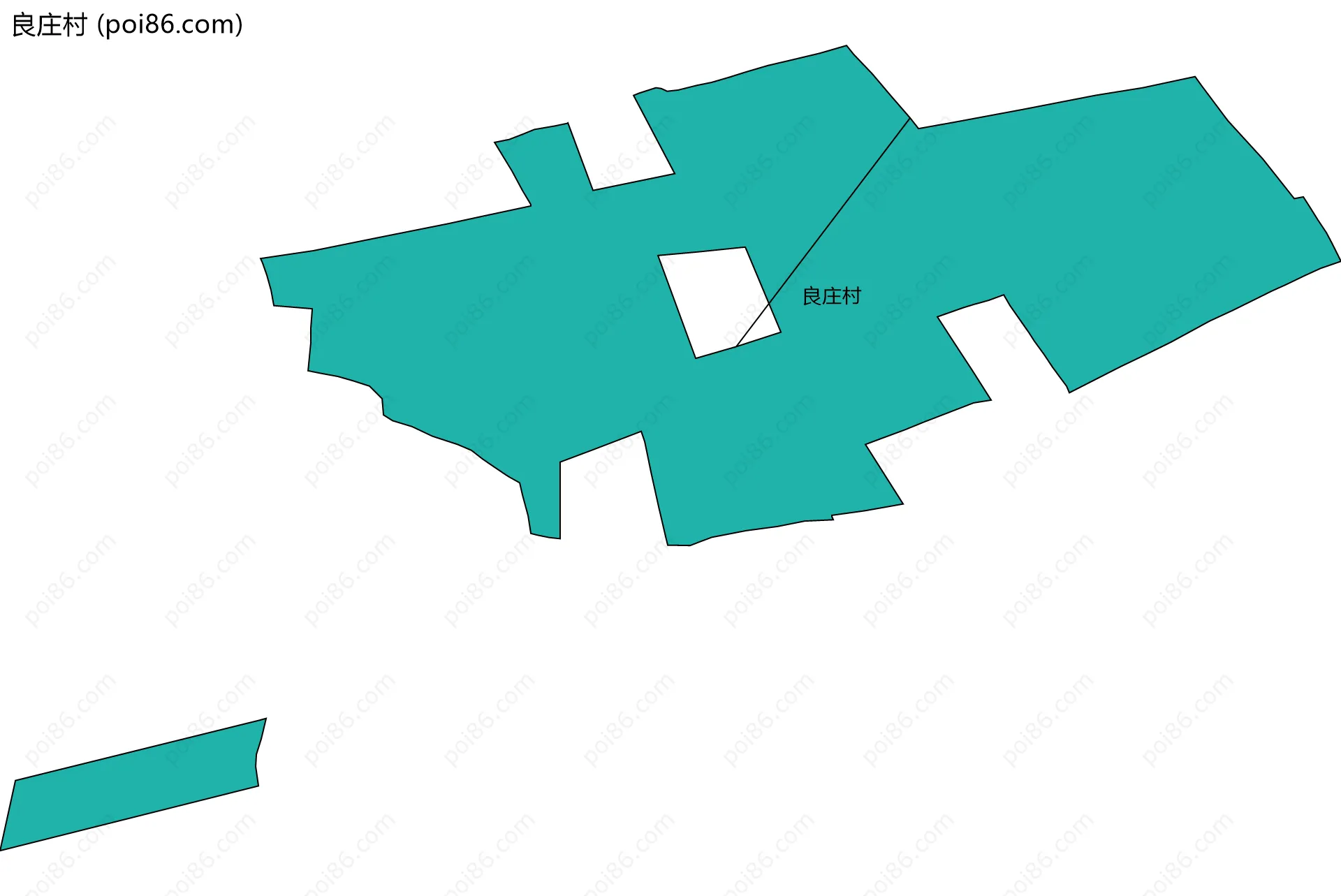 良庄村边界地图