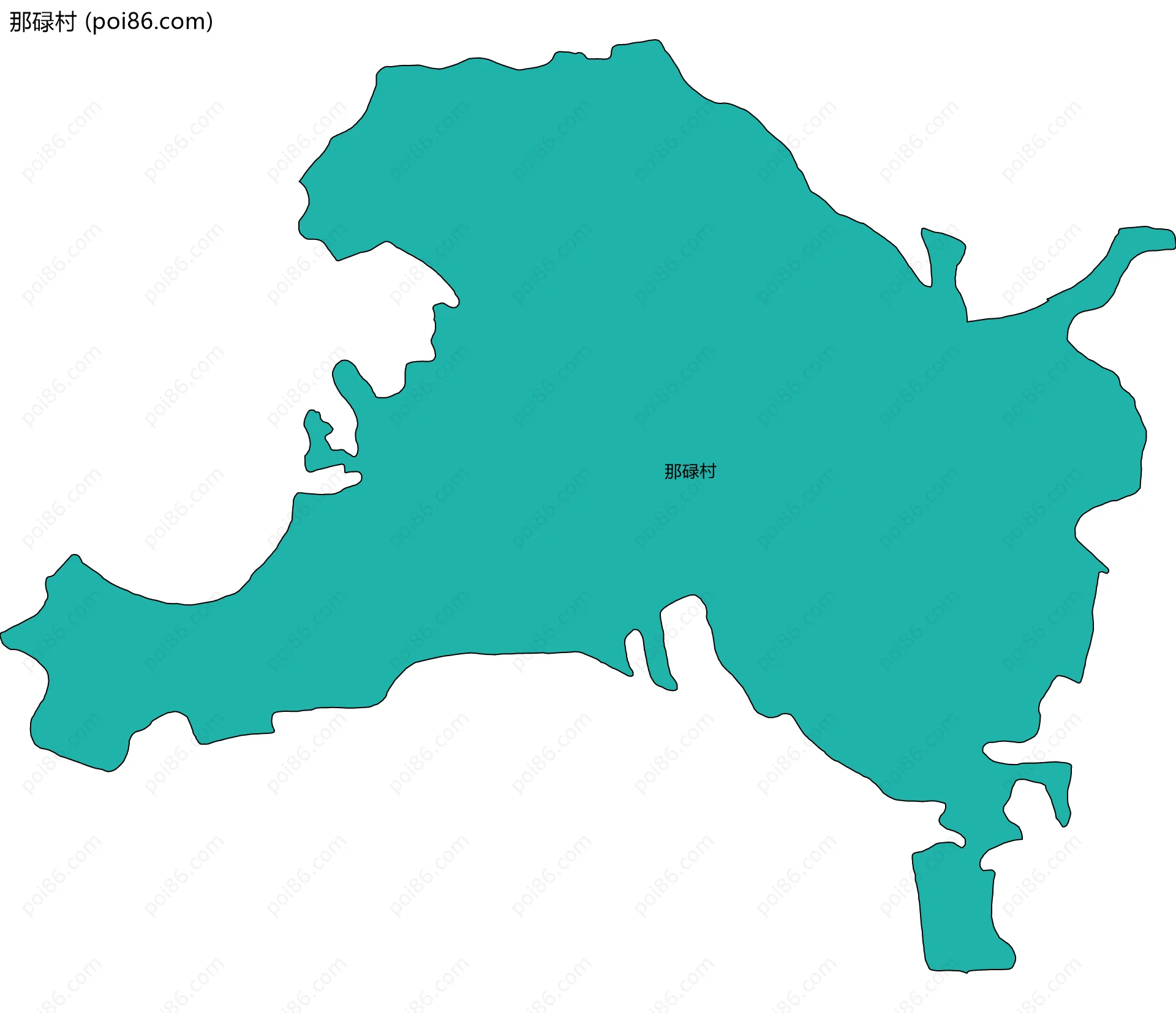 那碌村边界地图