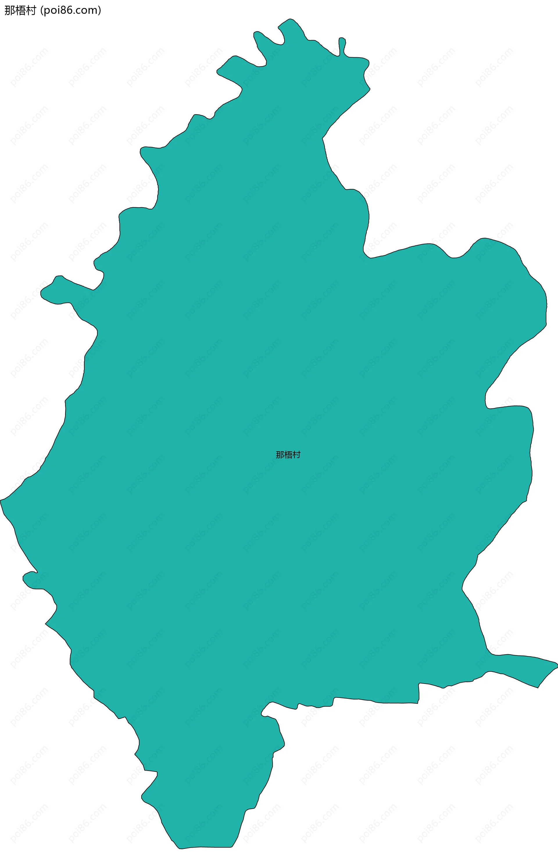 那梧村边界地图