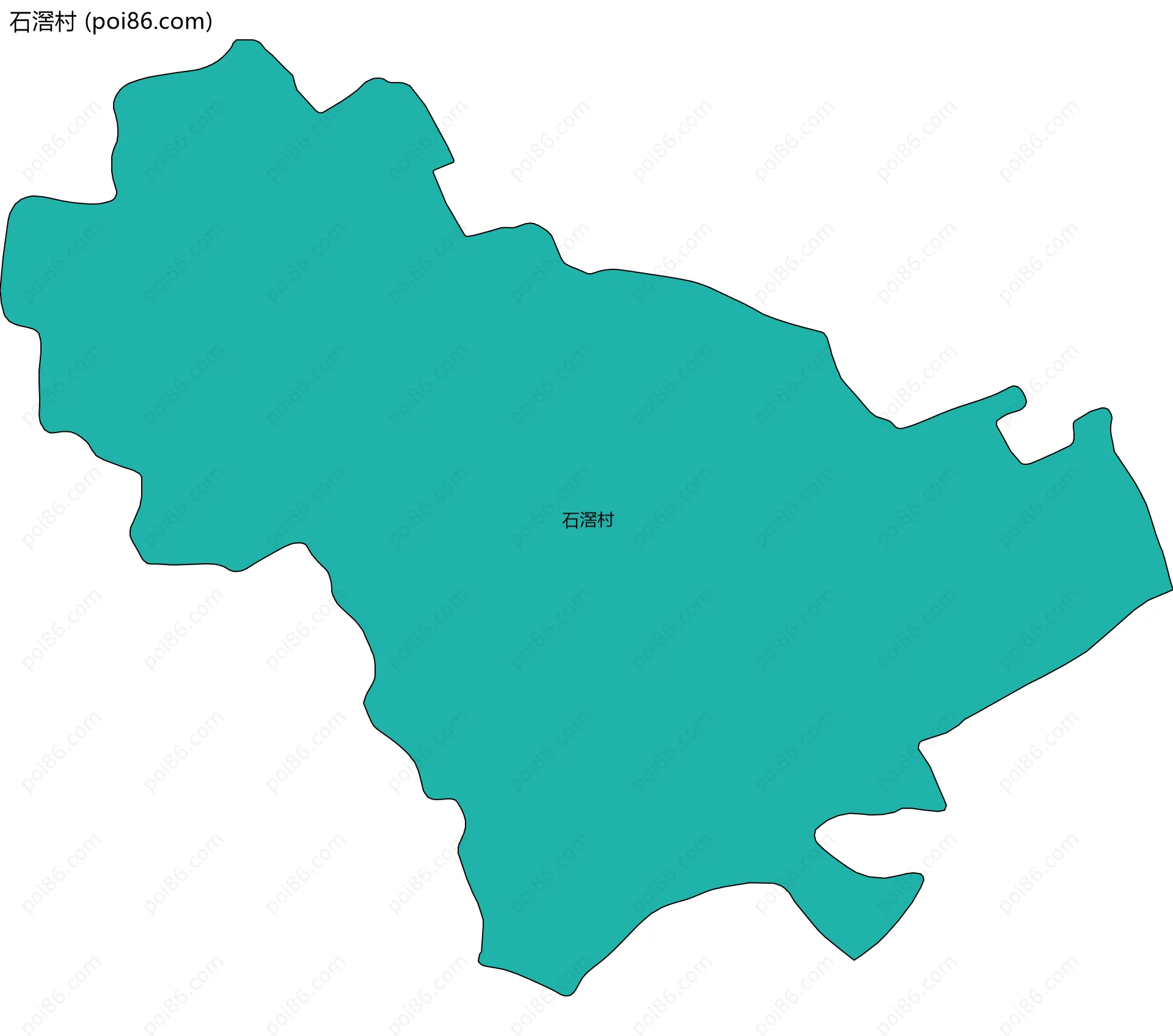 石滘村边界地图