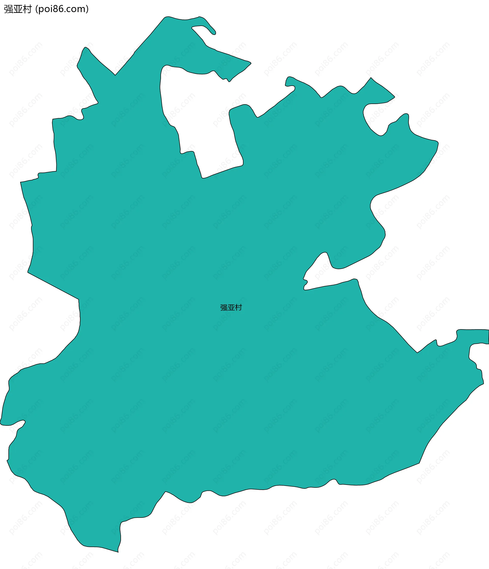 强亚村边界地图