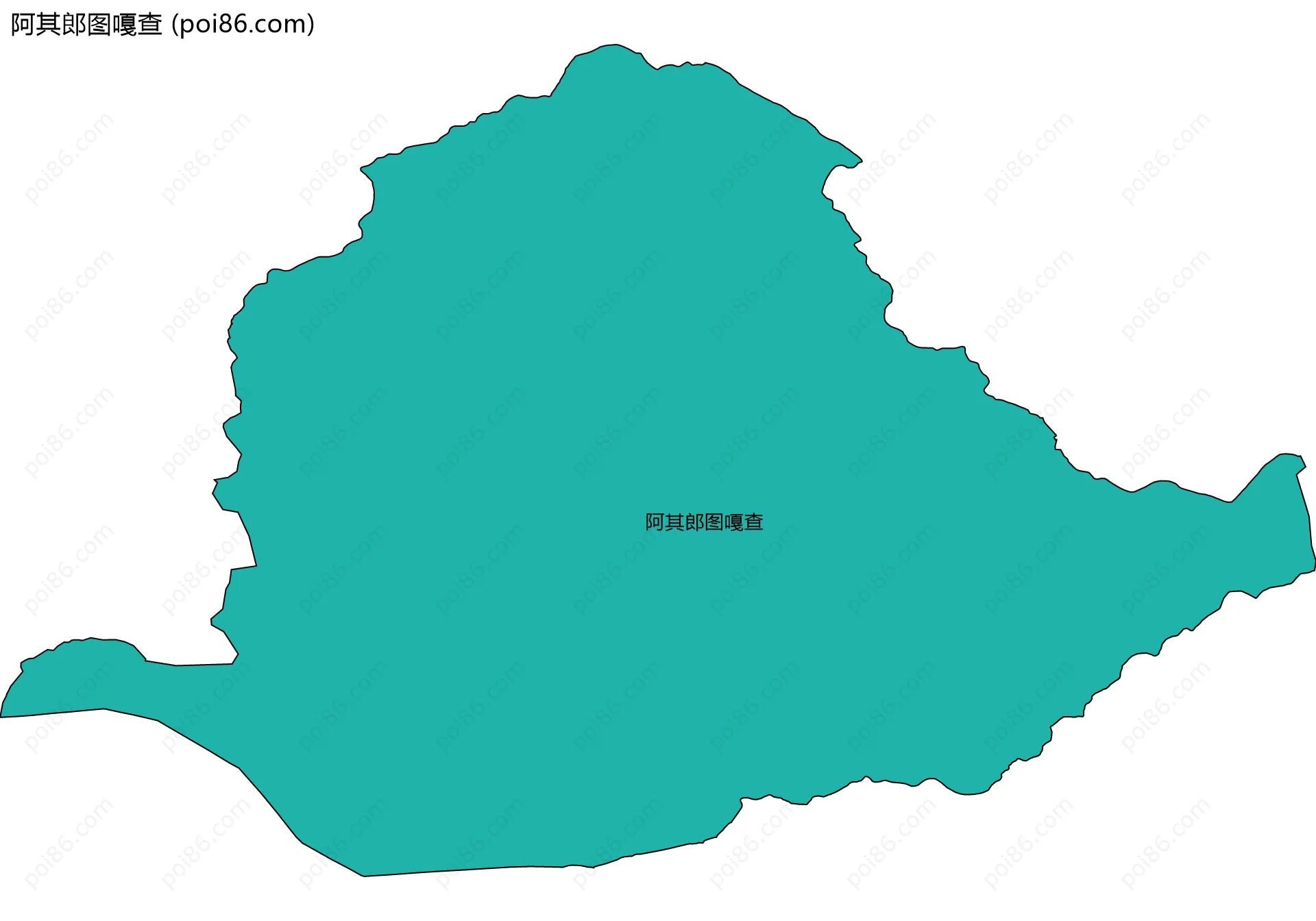 阿其郎图嘎查边界地图