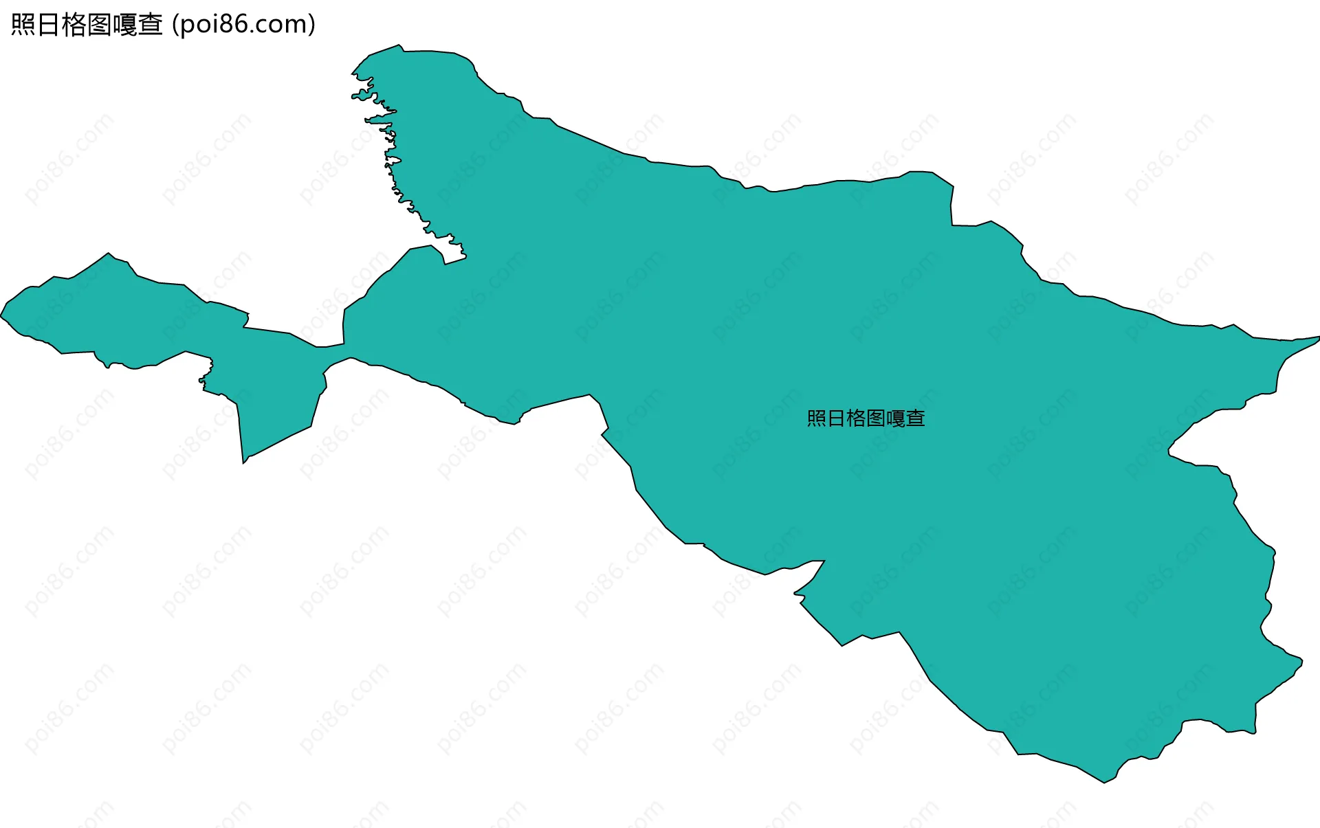 照日格图嘎查边界地图