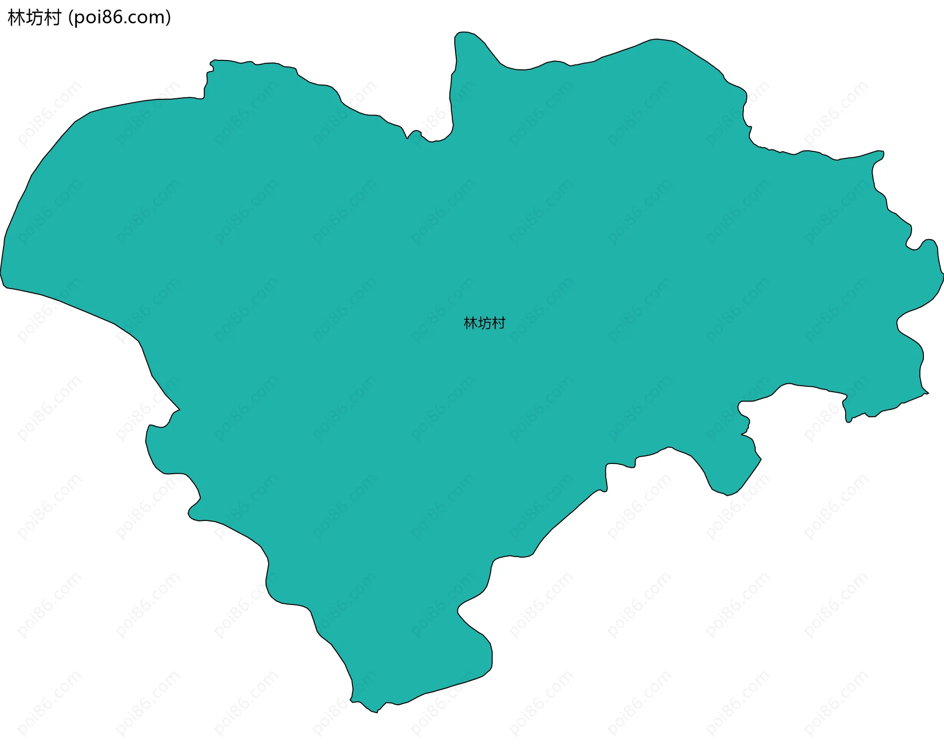 林坊村边界地图