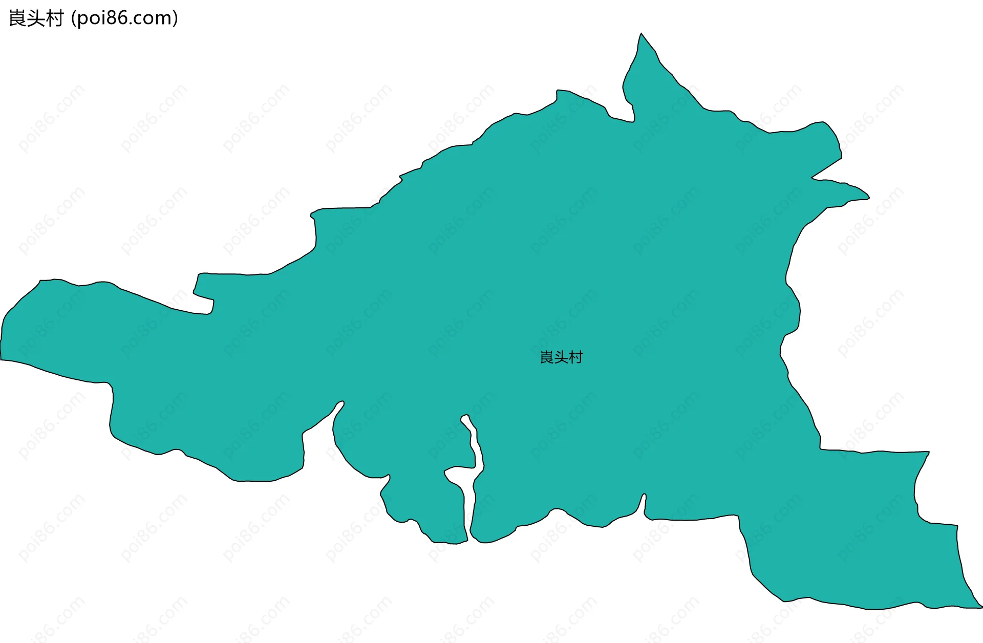 崀头村边界地图