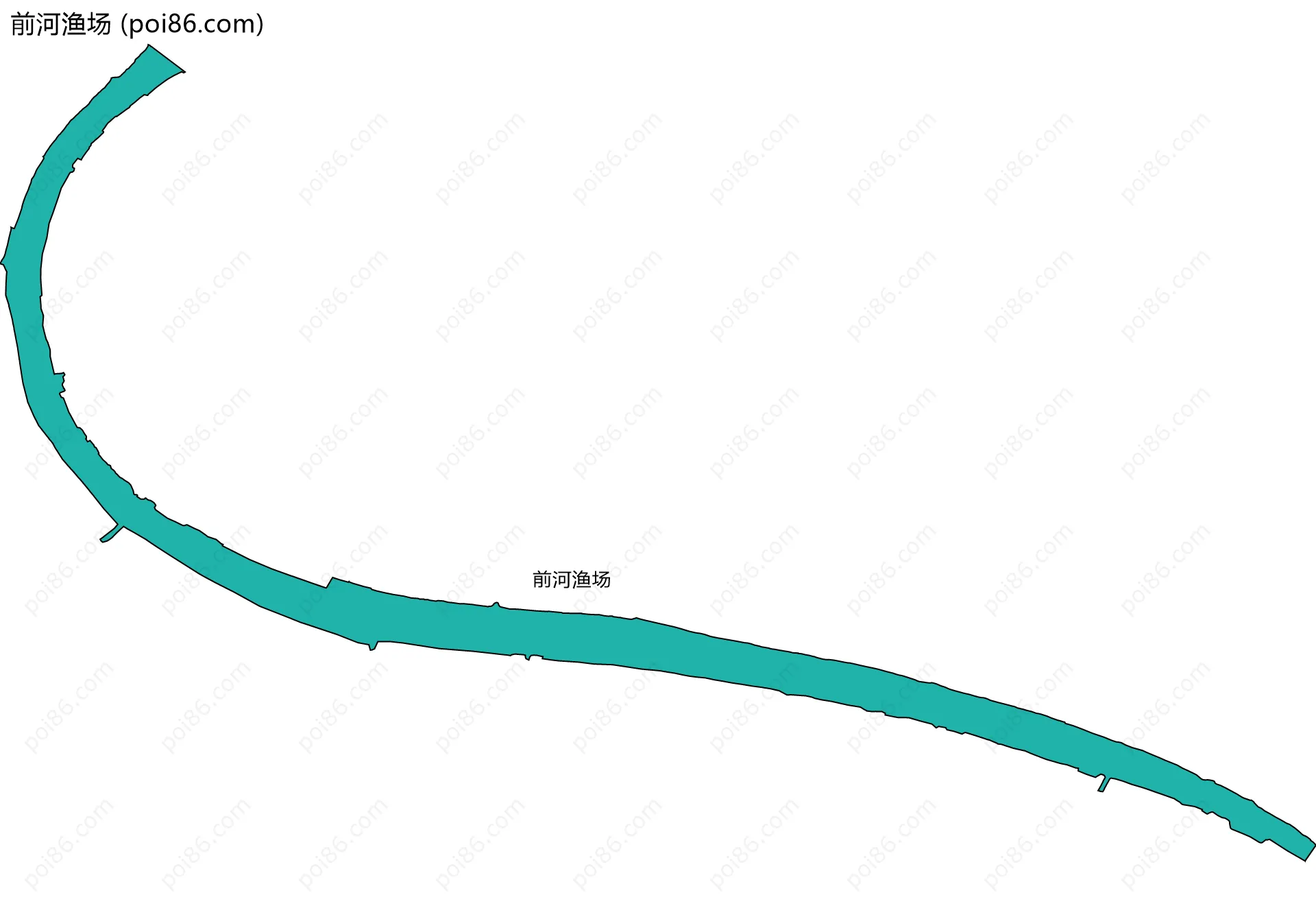 前河渔场边界地图