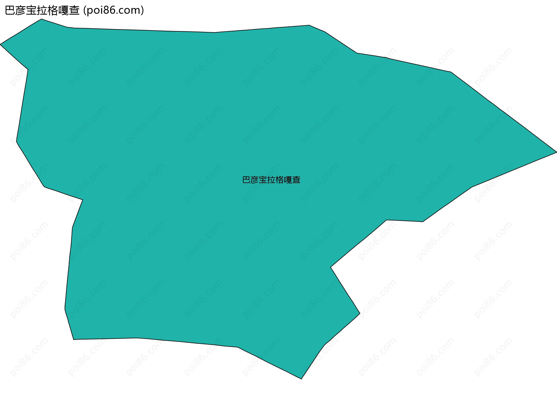 巴彦宝拉格嘎查边界地图