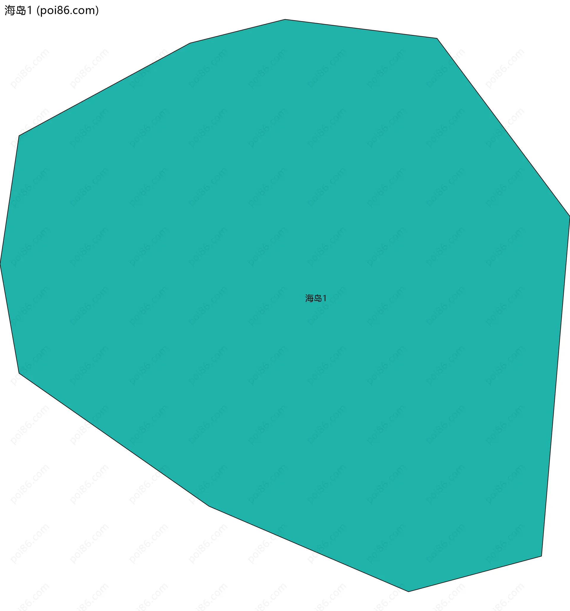 海岛1边界地图