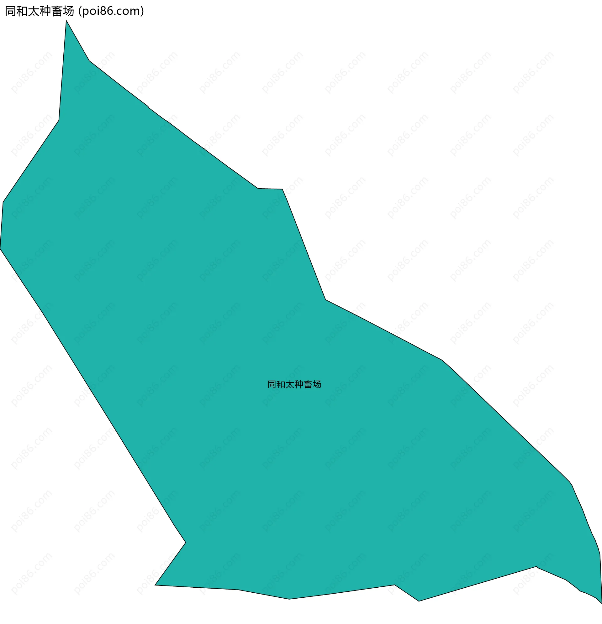 同和太种畜场边界地图