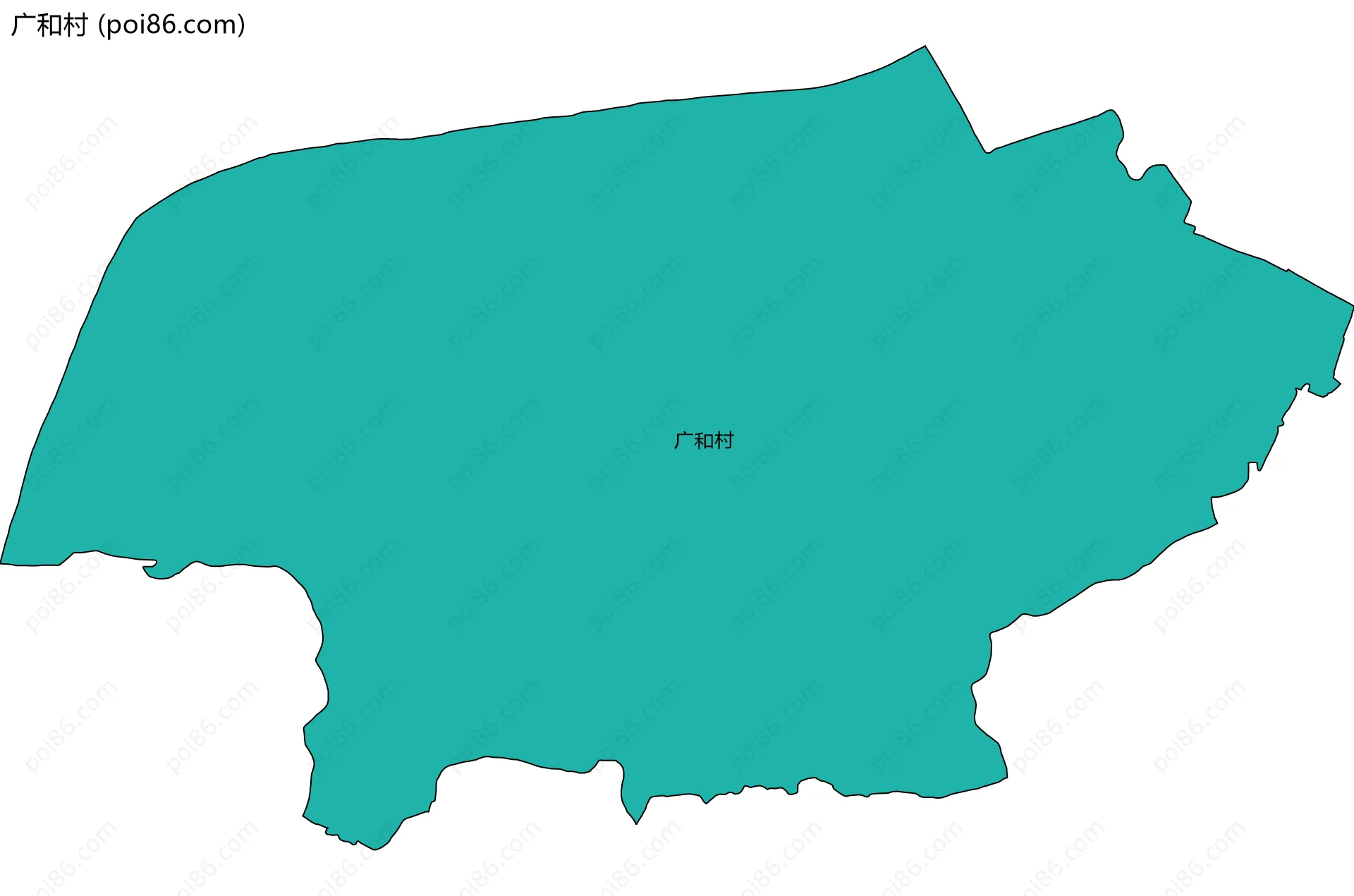广和村边界地图