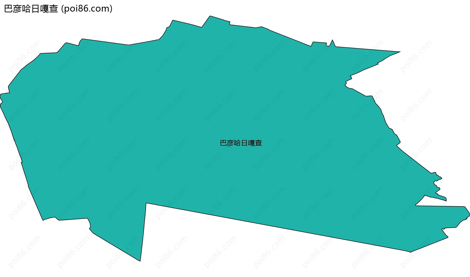 巴彦哈日嘎查边界地图