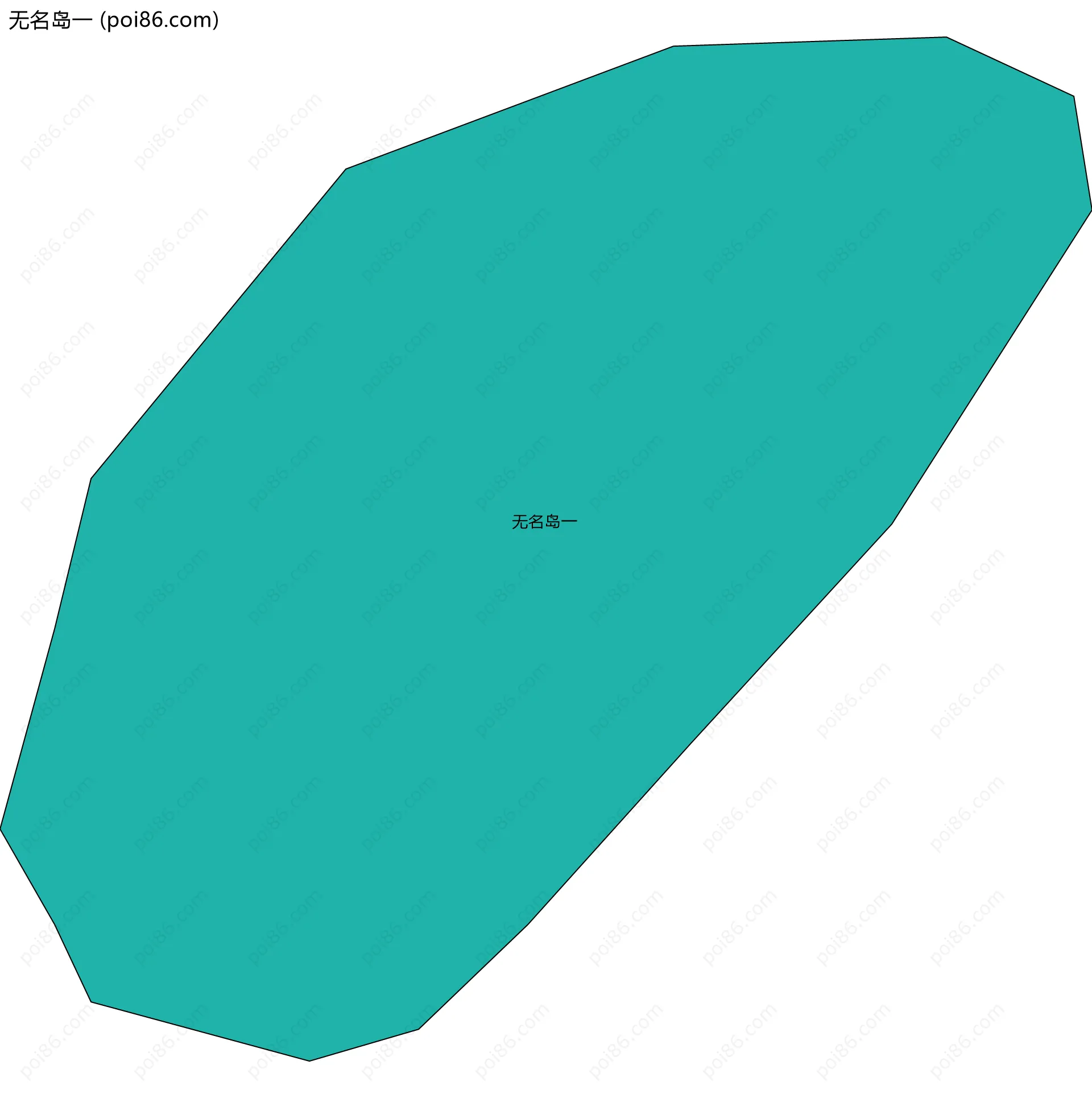 无名岛一边界地图