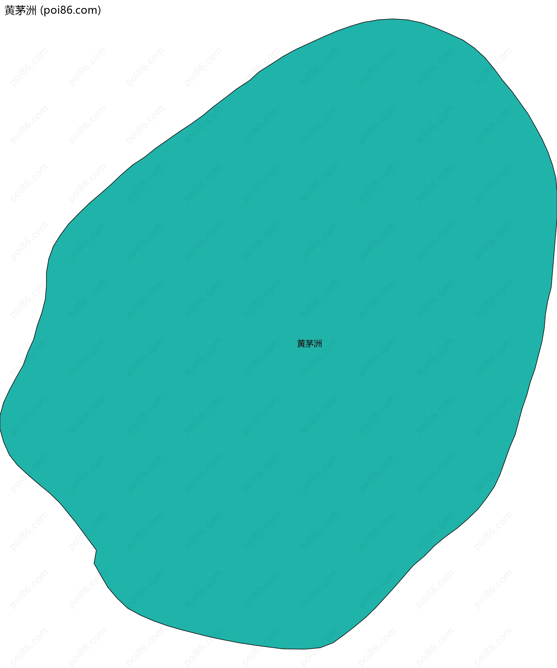 黄茅洲边界地图