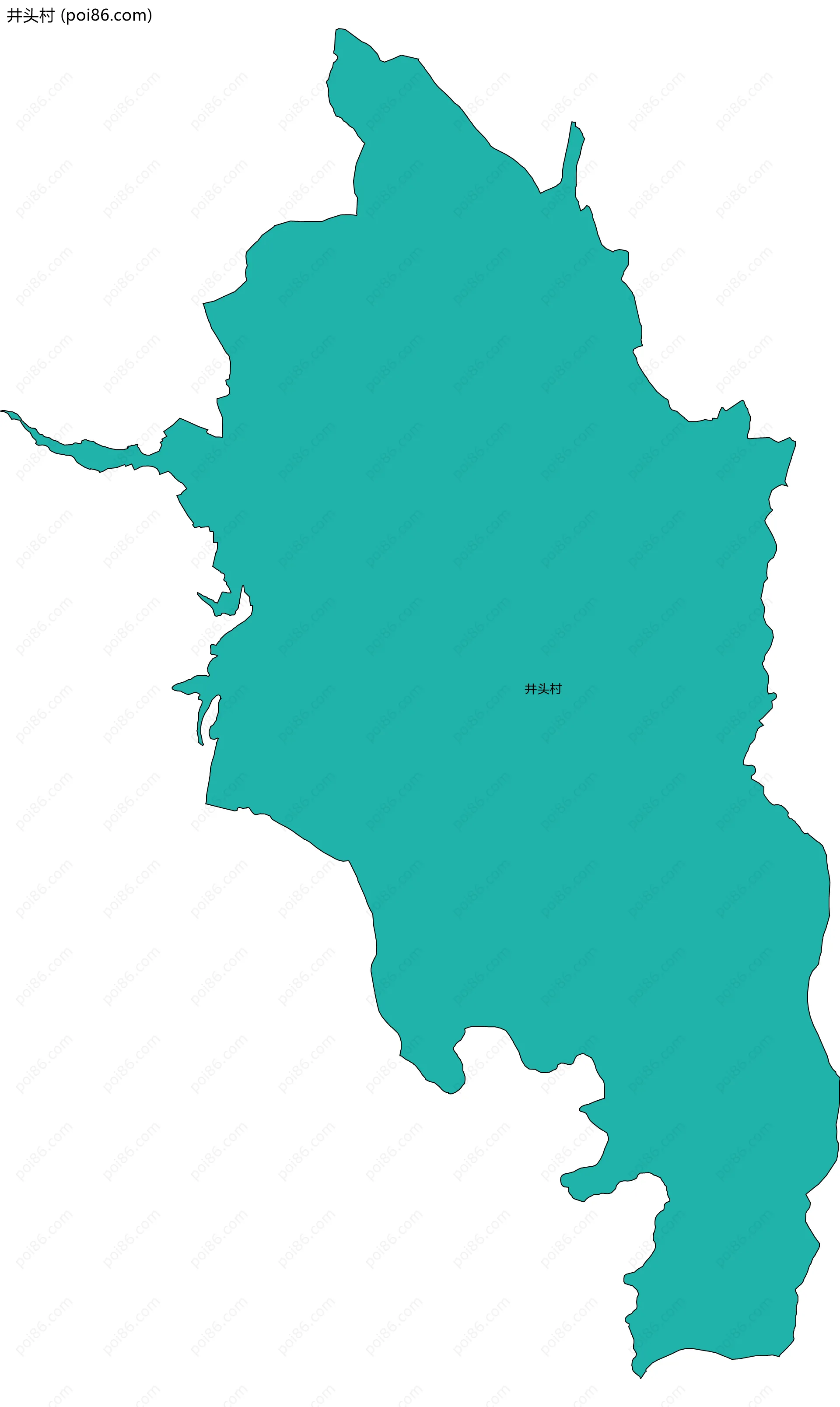 井头村边界地图