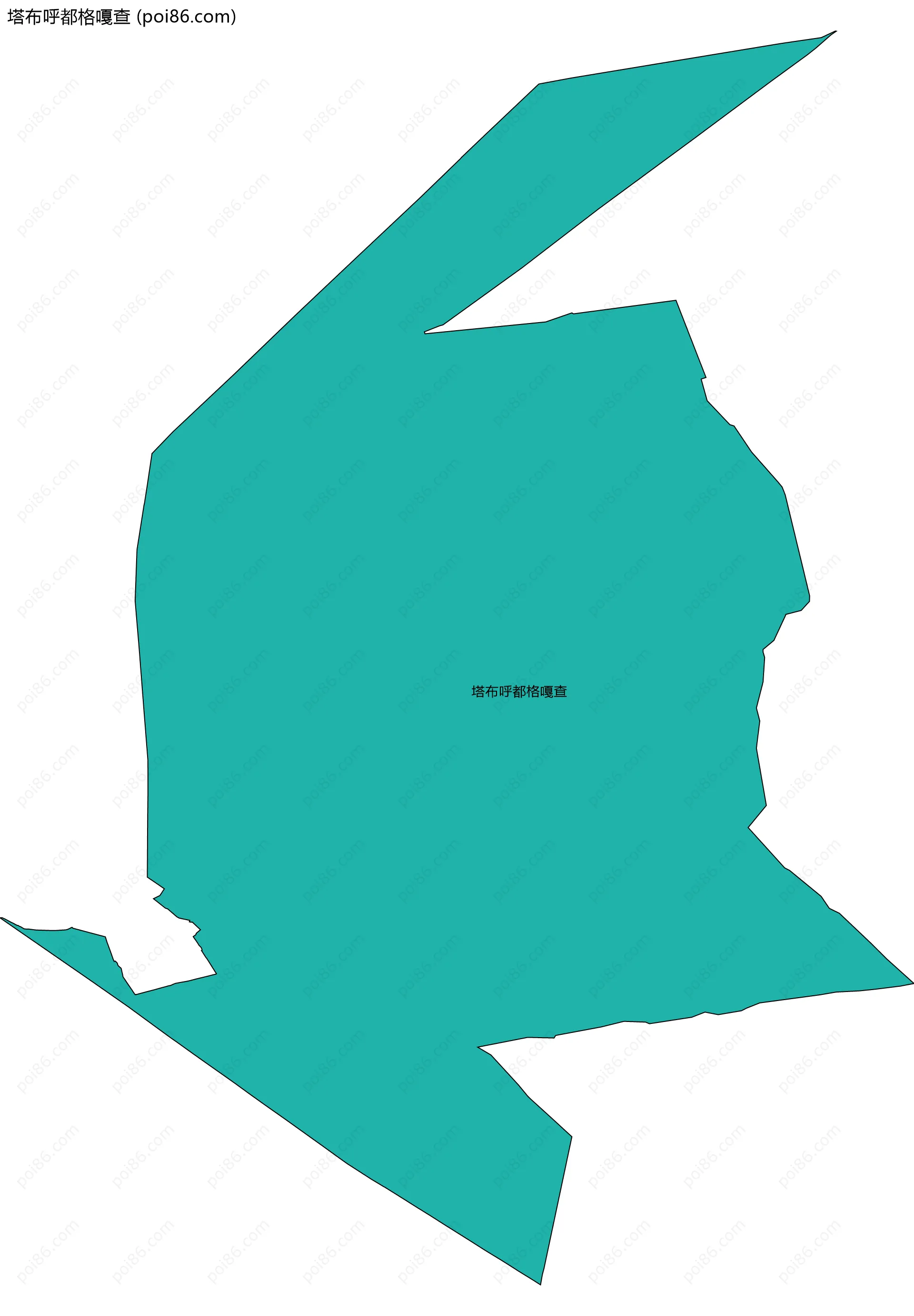 塔布呼都格嘎查边界地图