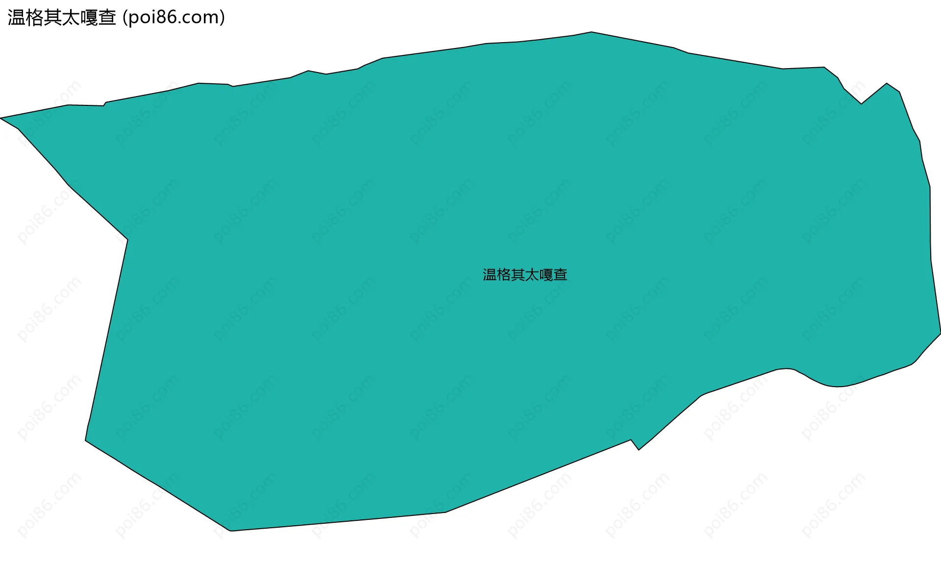 温格其太嘎查边界地图