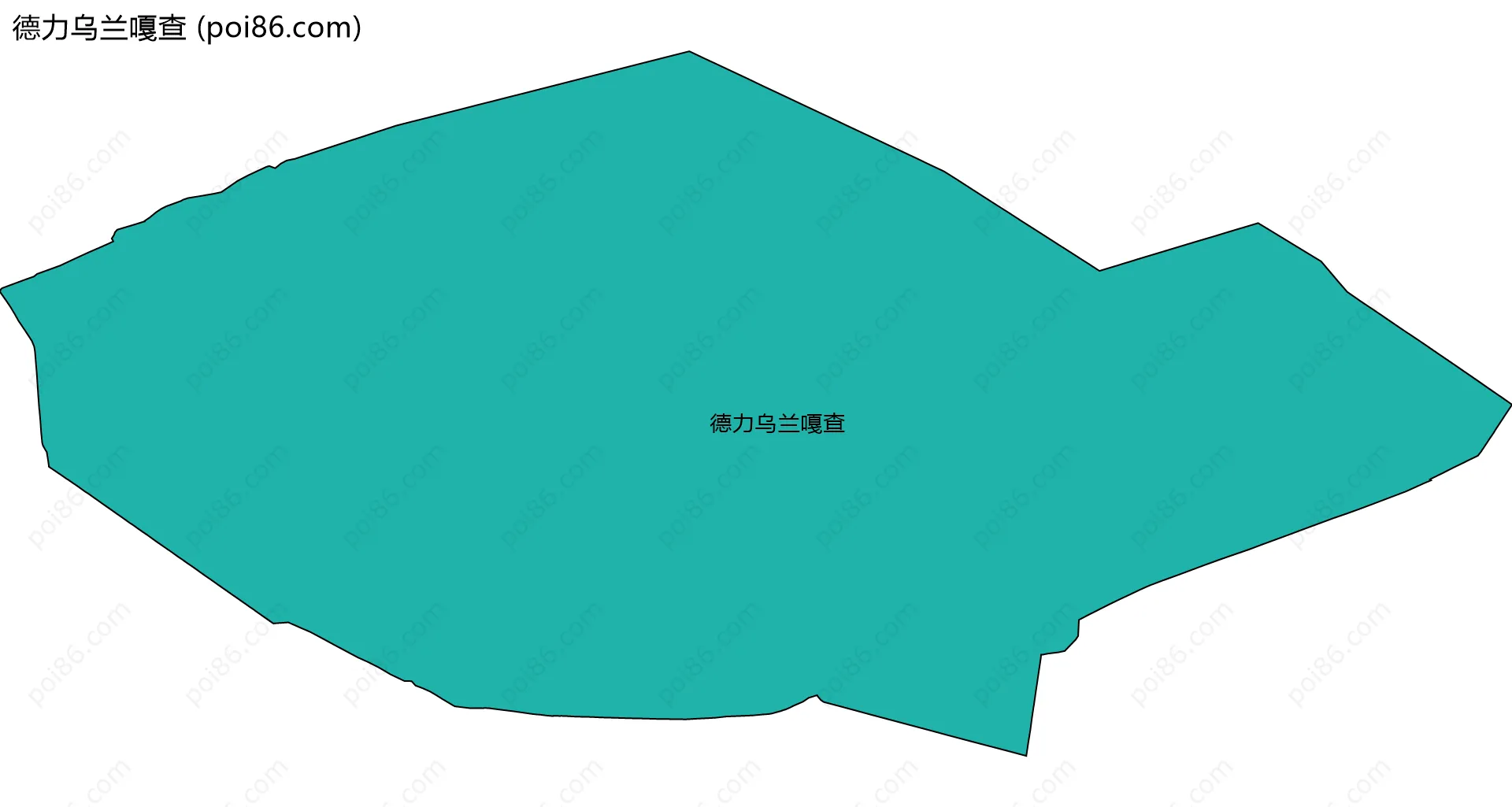 德力乌兰嘎查边界地图
