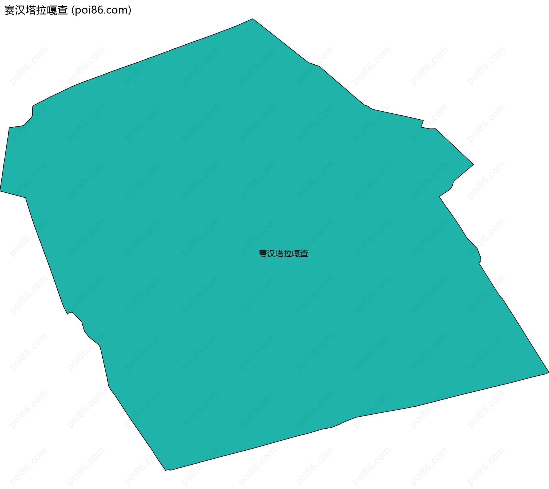 赛汉塔拉嘎查边界地图