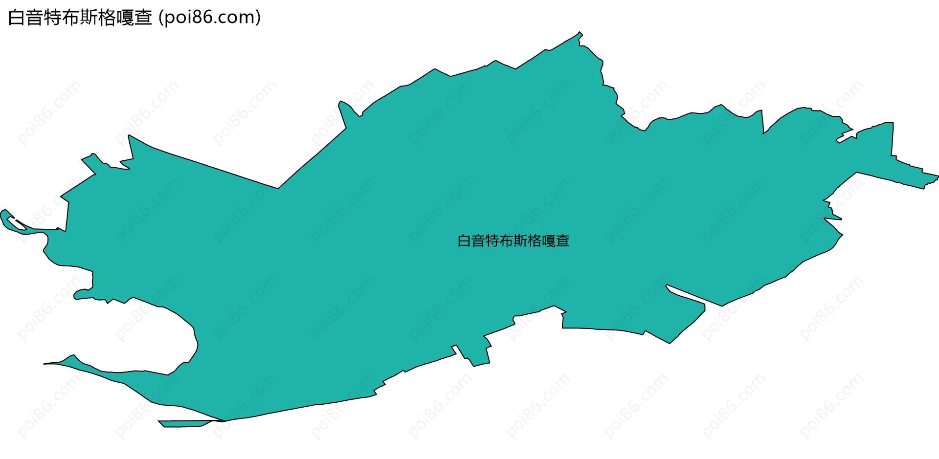 白音特布斯格嘎查边界地图