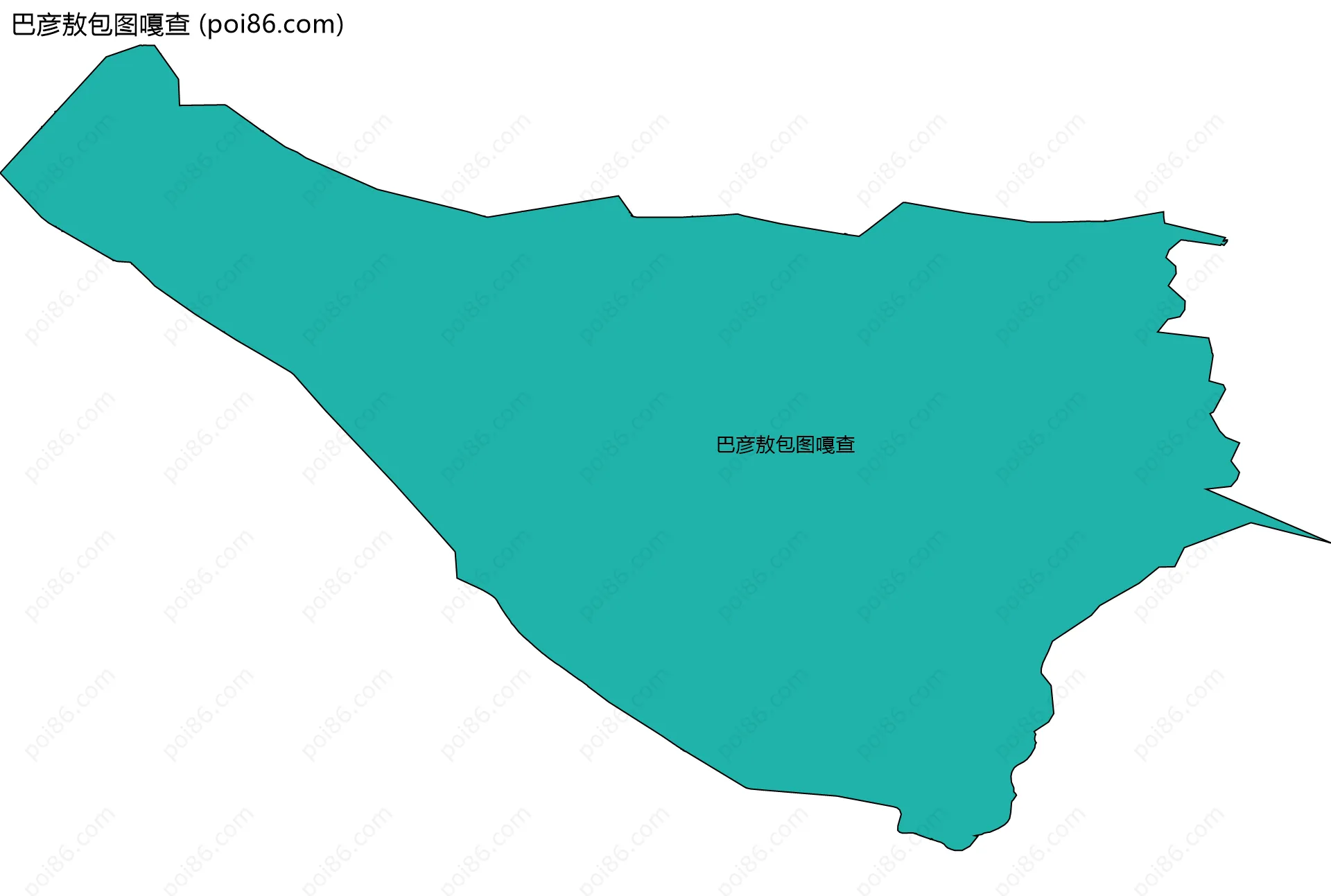 巴彦敖包图嘎查边界地图