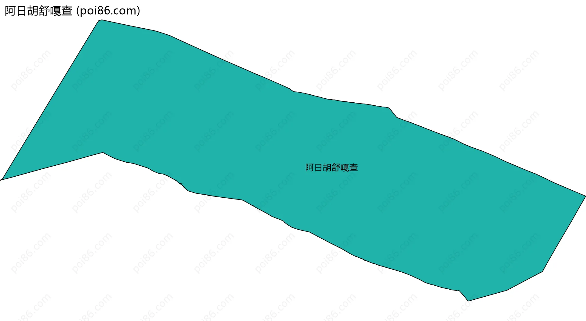 阿日胡舒嘎查边界地图