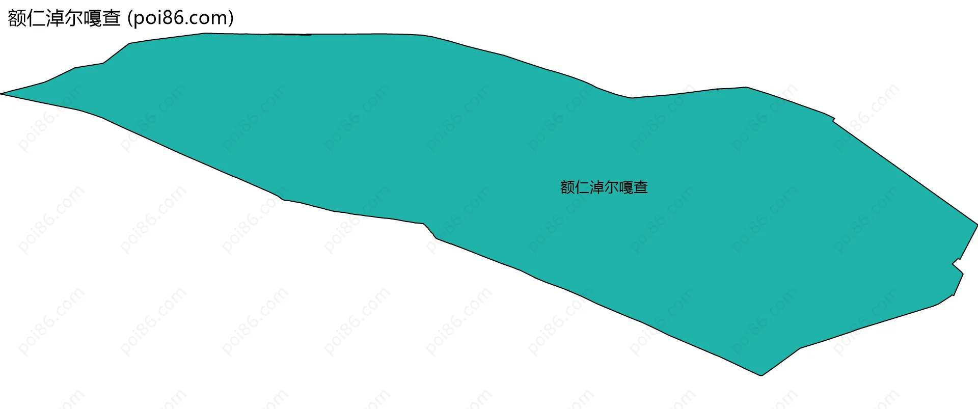 额仁淖尔嘎查边界地图