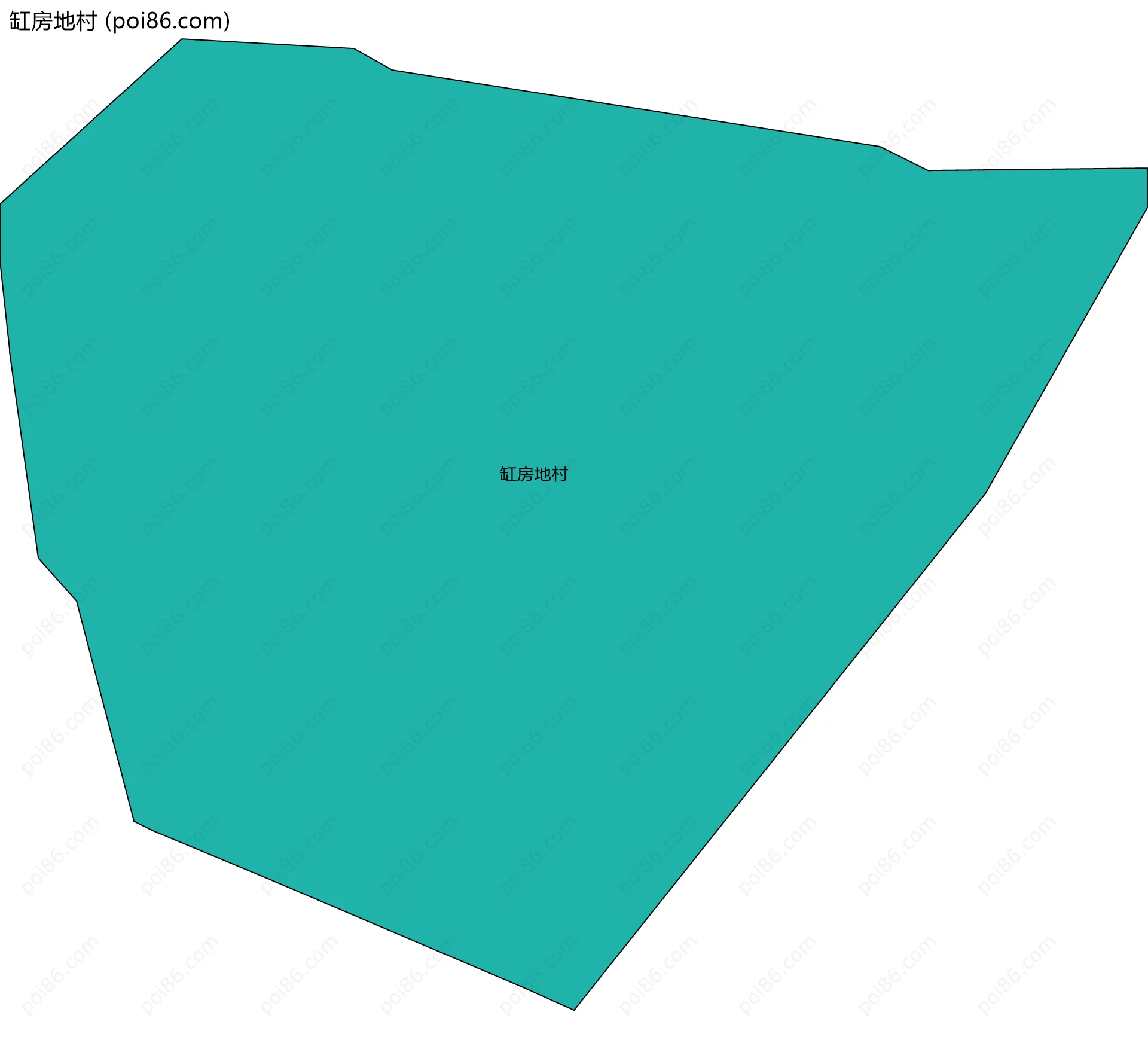 缸房地村边界地图