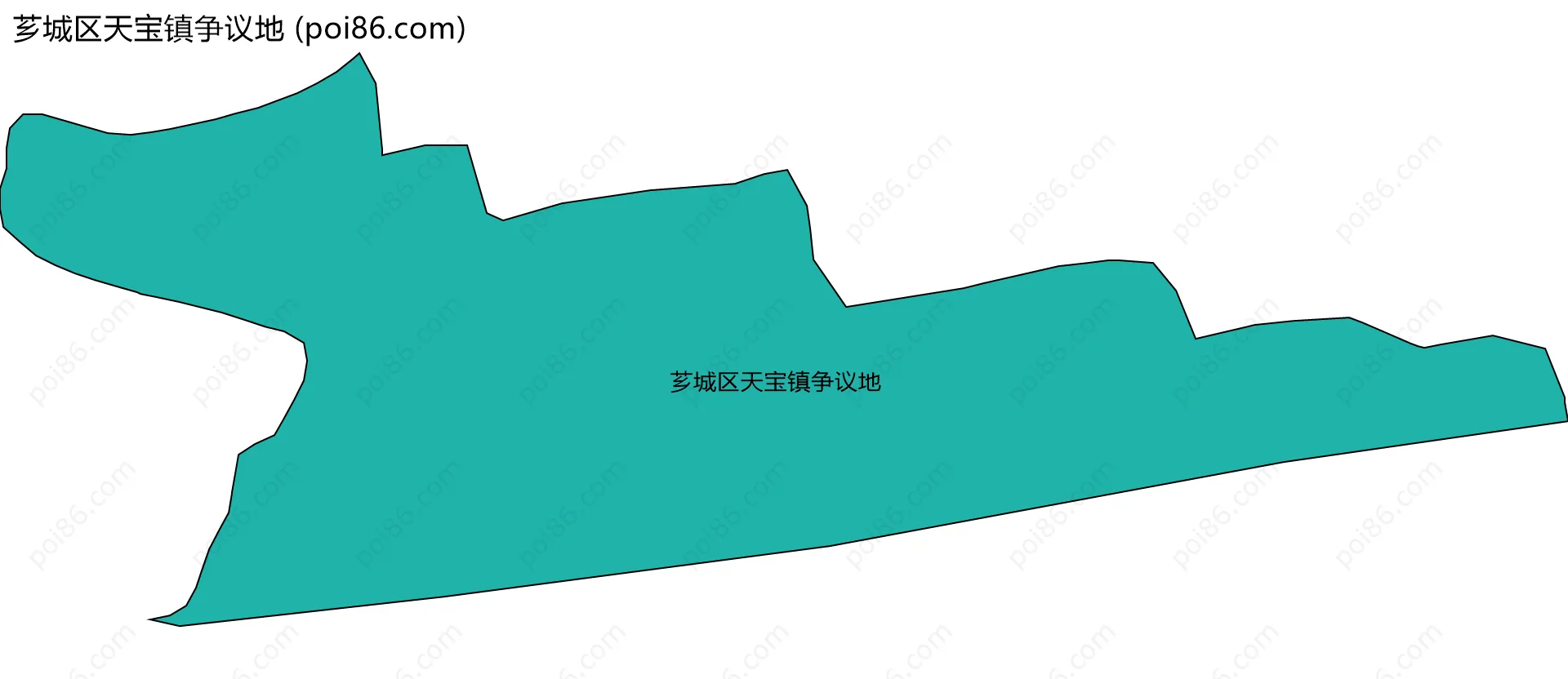 芗城区天宝镇争议地边界地图