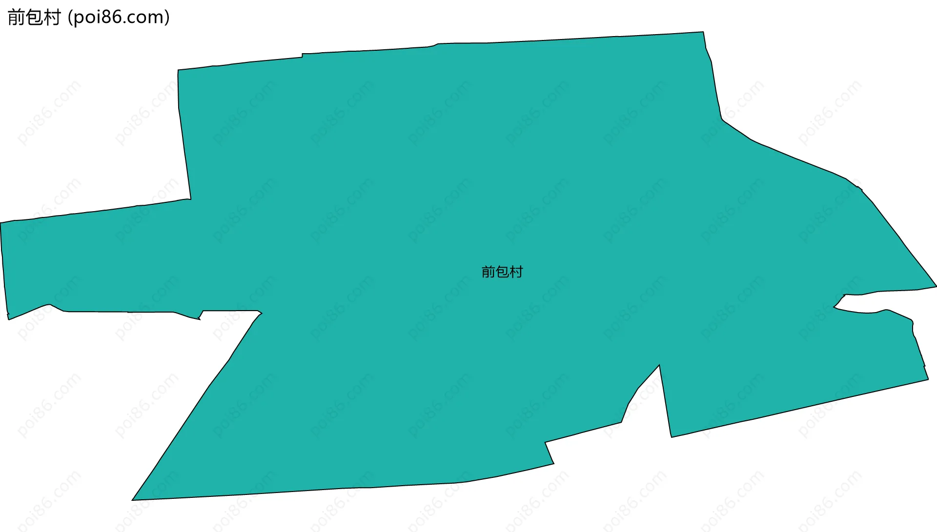 前包村边界地图