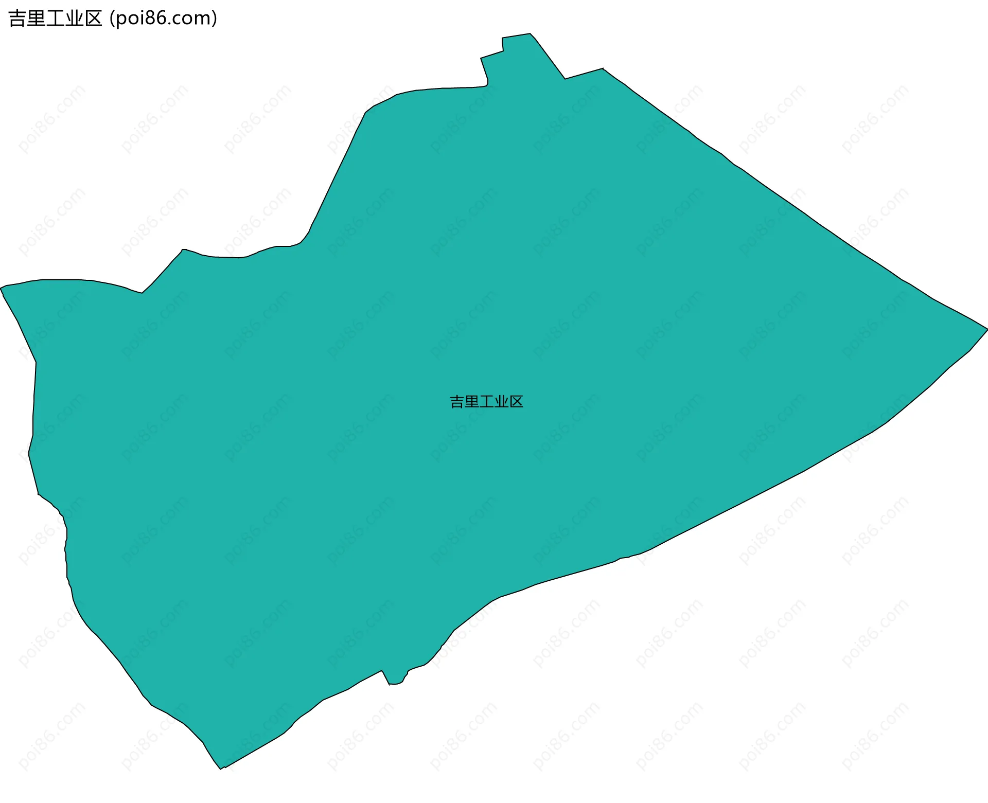 吉里工业区边界地图