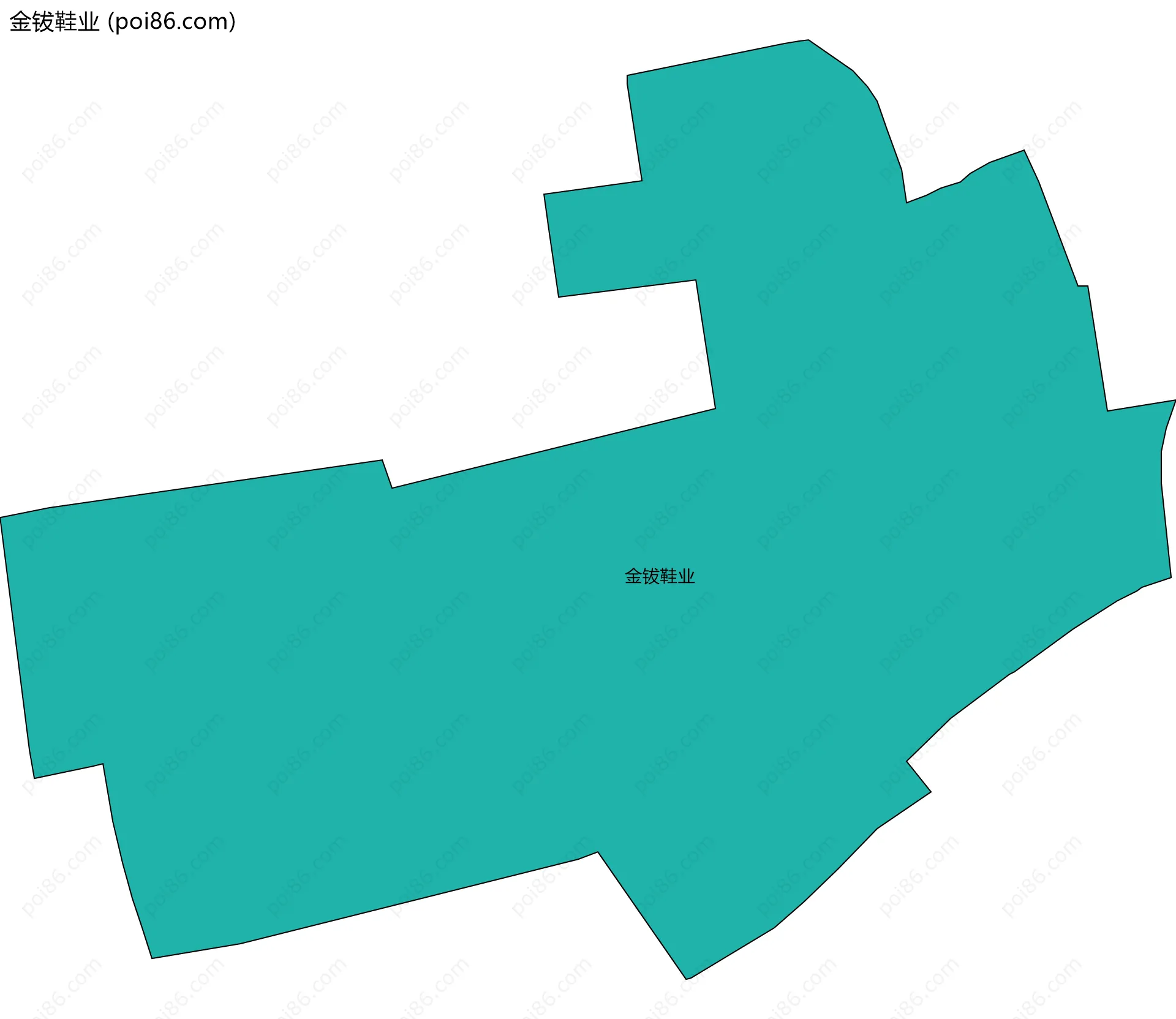 金钹鞋业边界地图