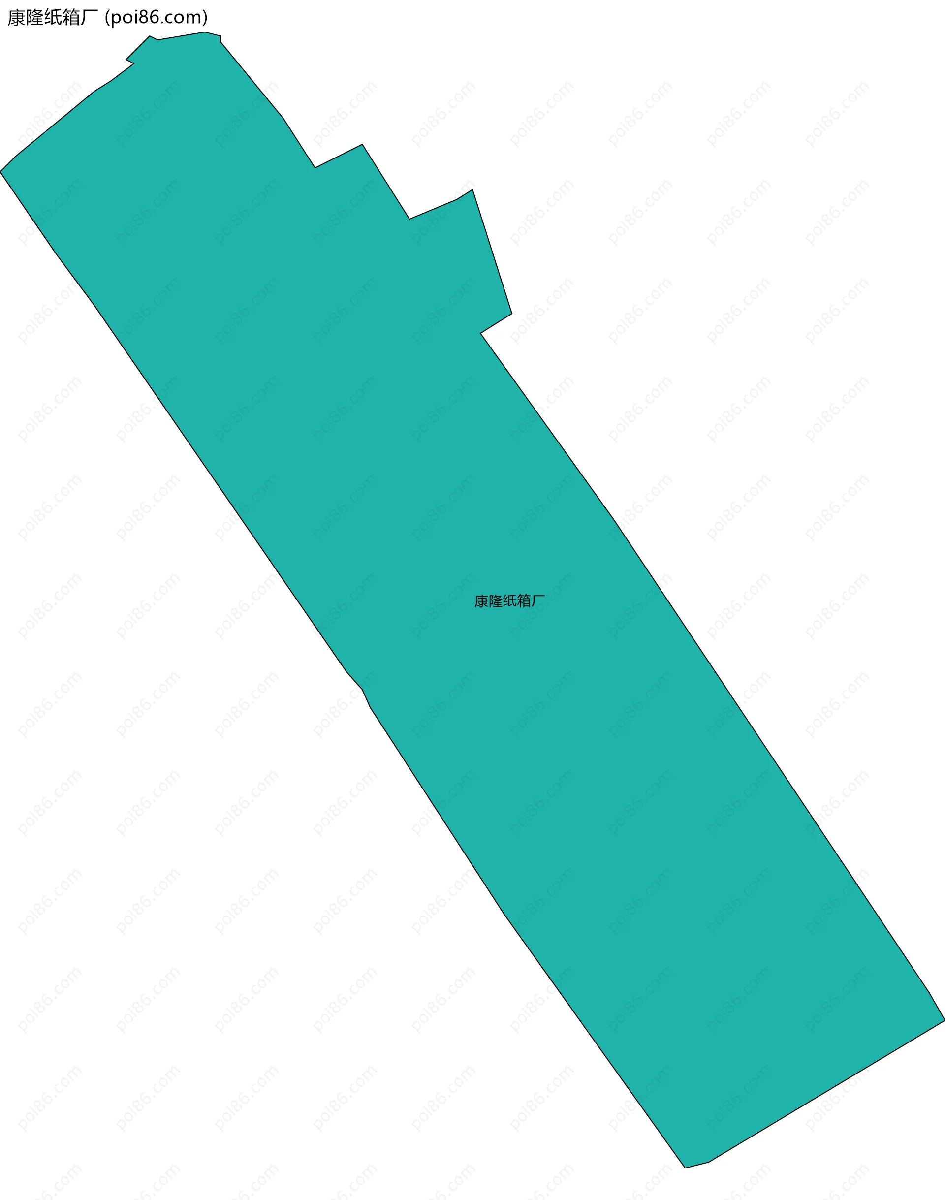 康隆纸箱厂边界地图