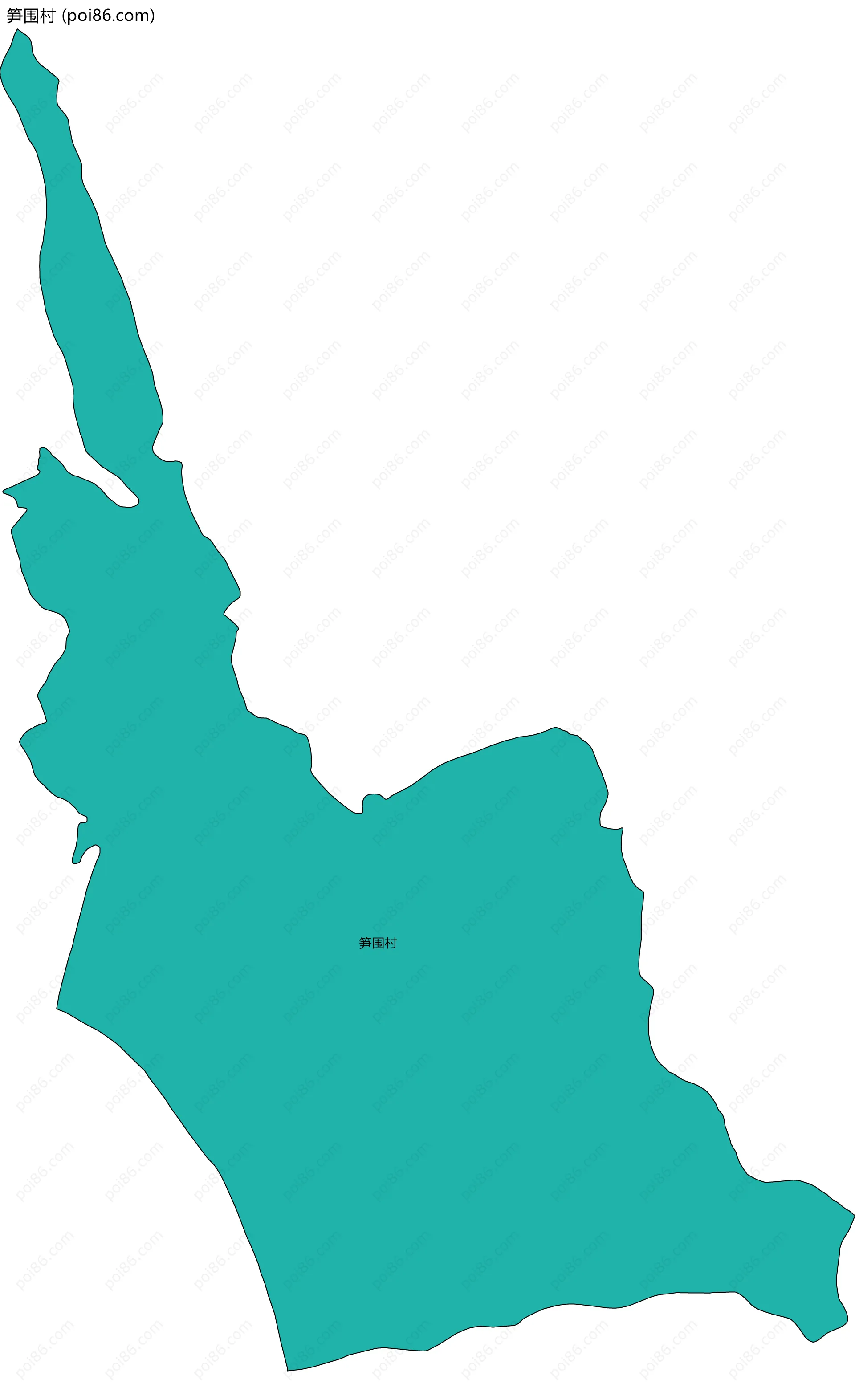 笋围村边界地图