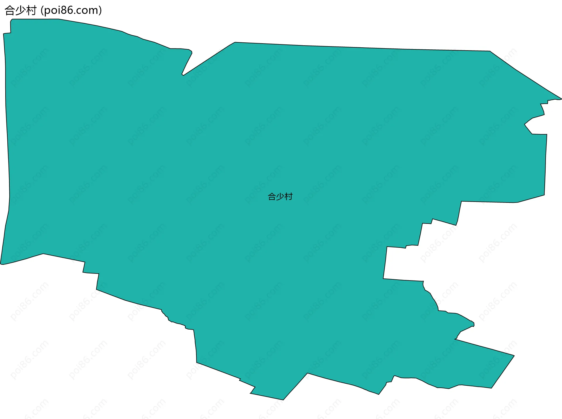 合少村边界地图