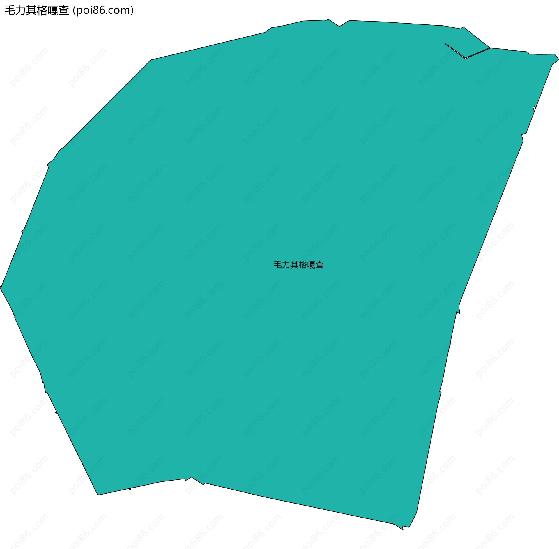 毛力其格嘎查边界地图