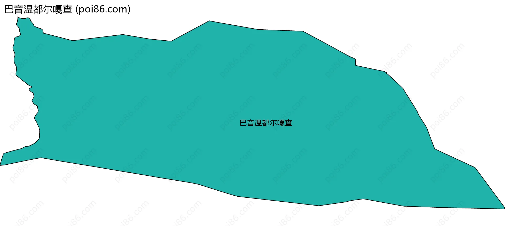 巴音温都尔嘎查边界地图