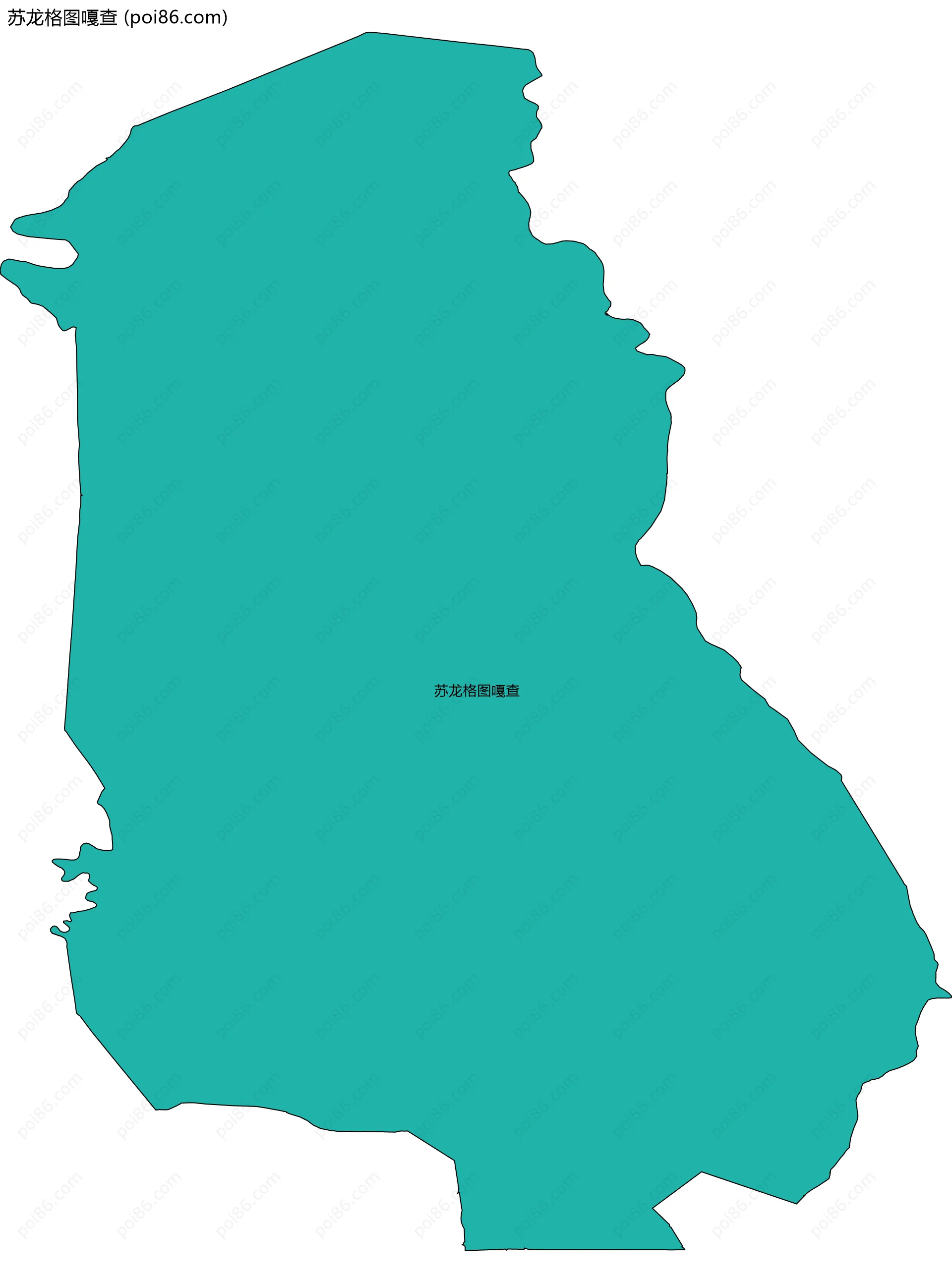 苏龙格图嘎查边界地图