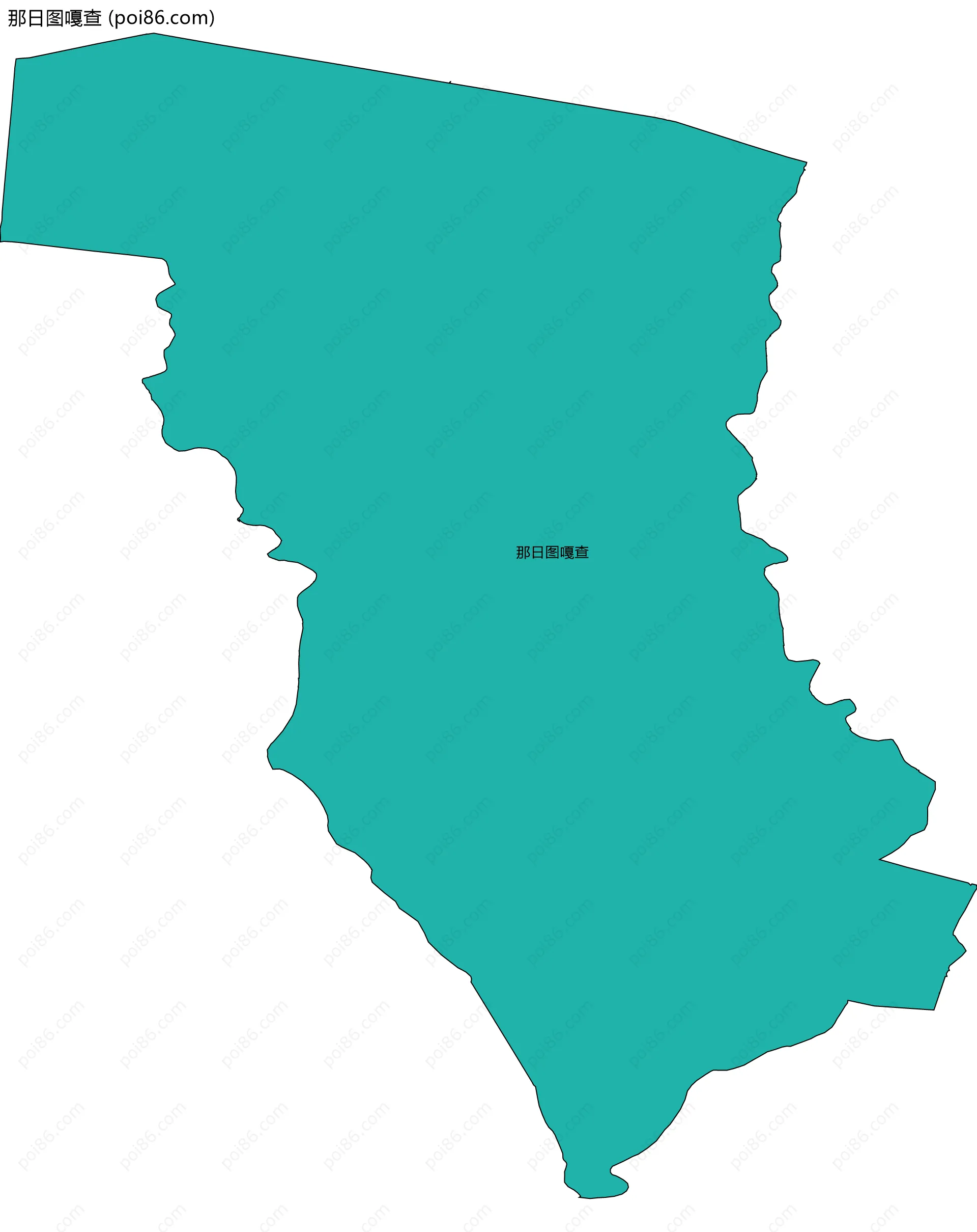 那日图嘎查边界地图