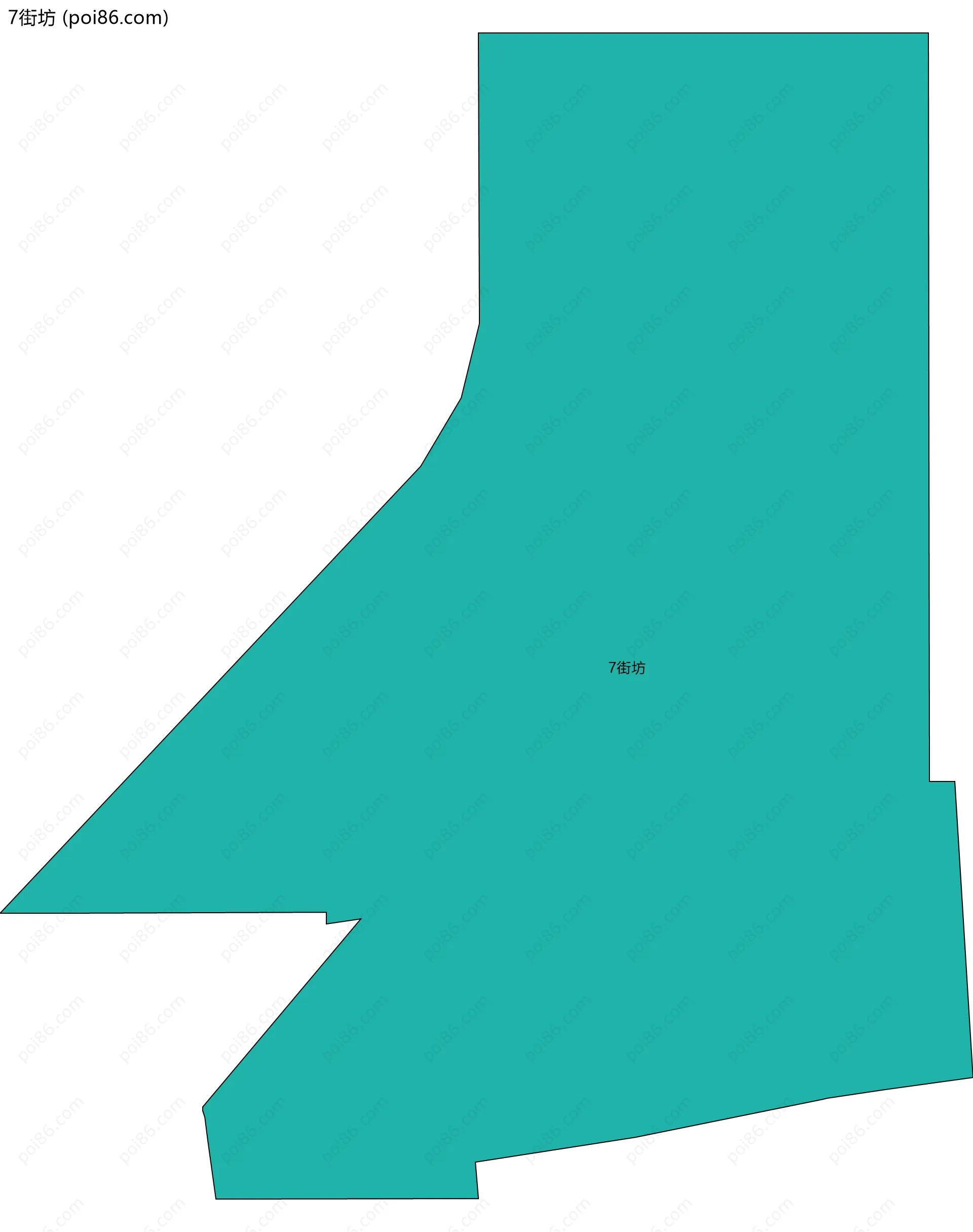 7街坊边界地图