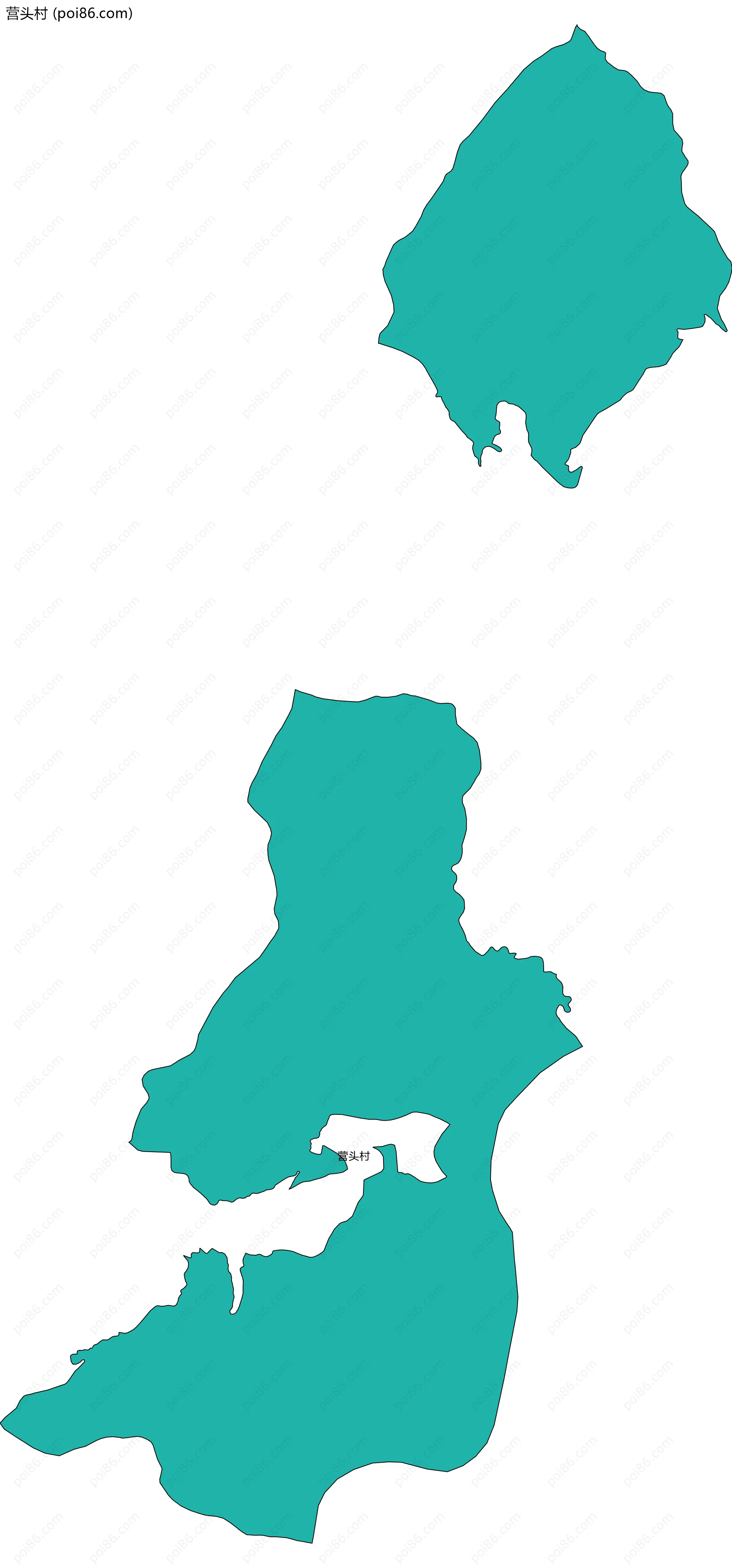 营头村边界地图