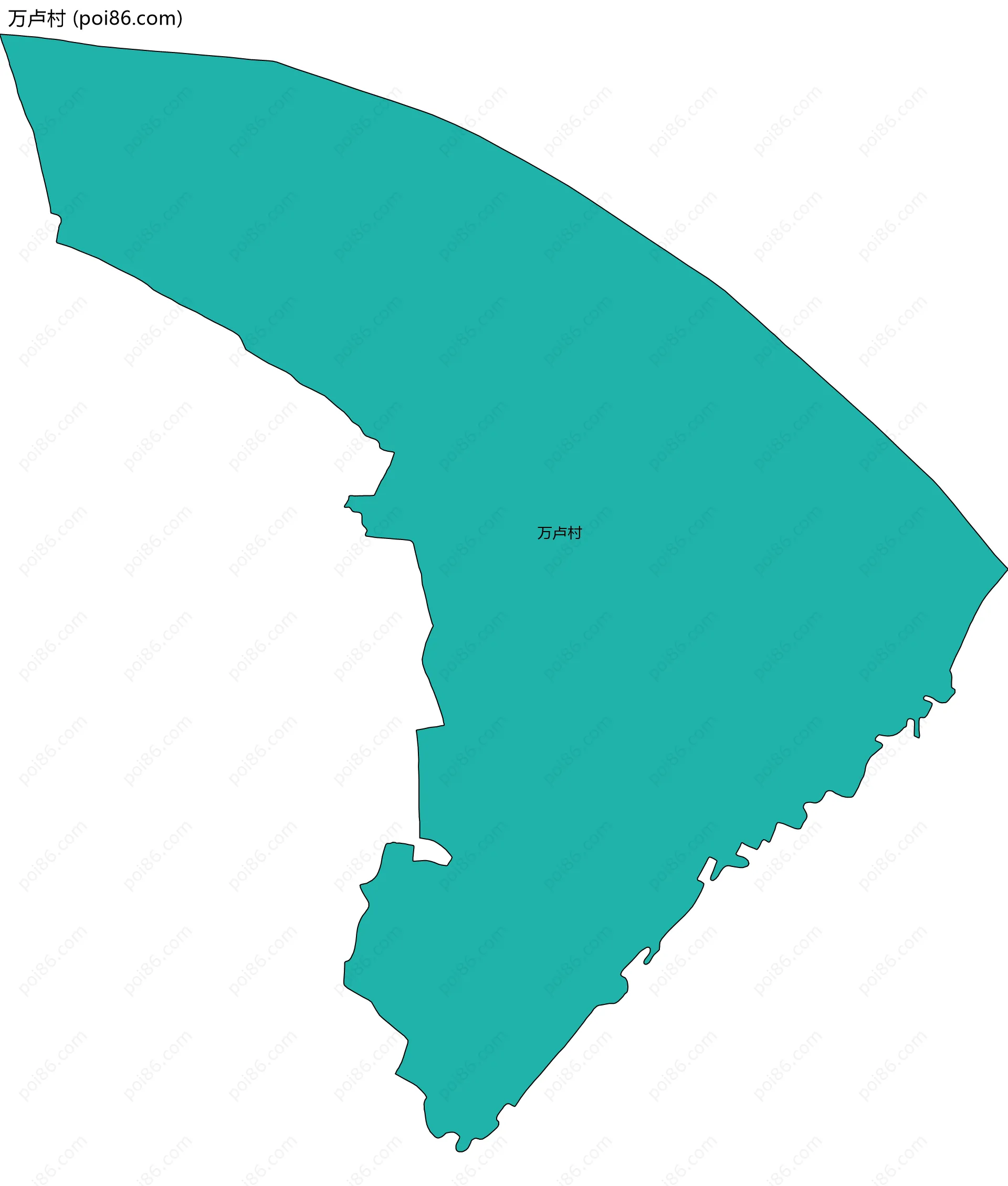 万卢村边界地图