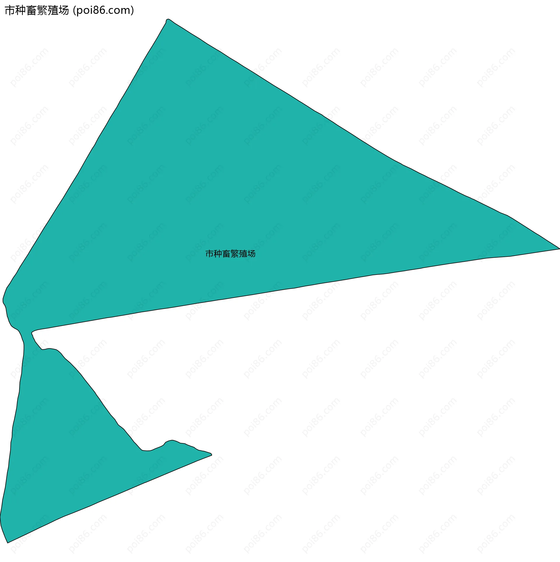 市种畜繁殖场边界地图