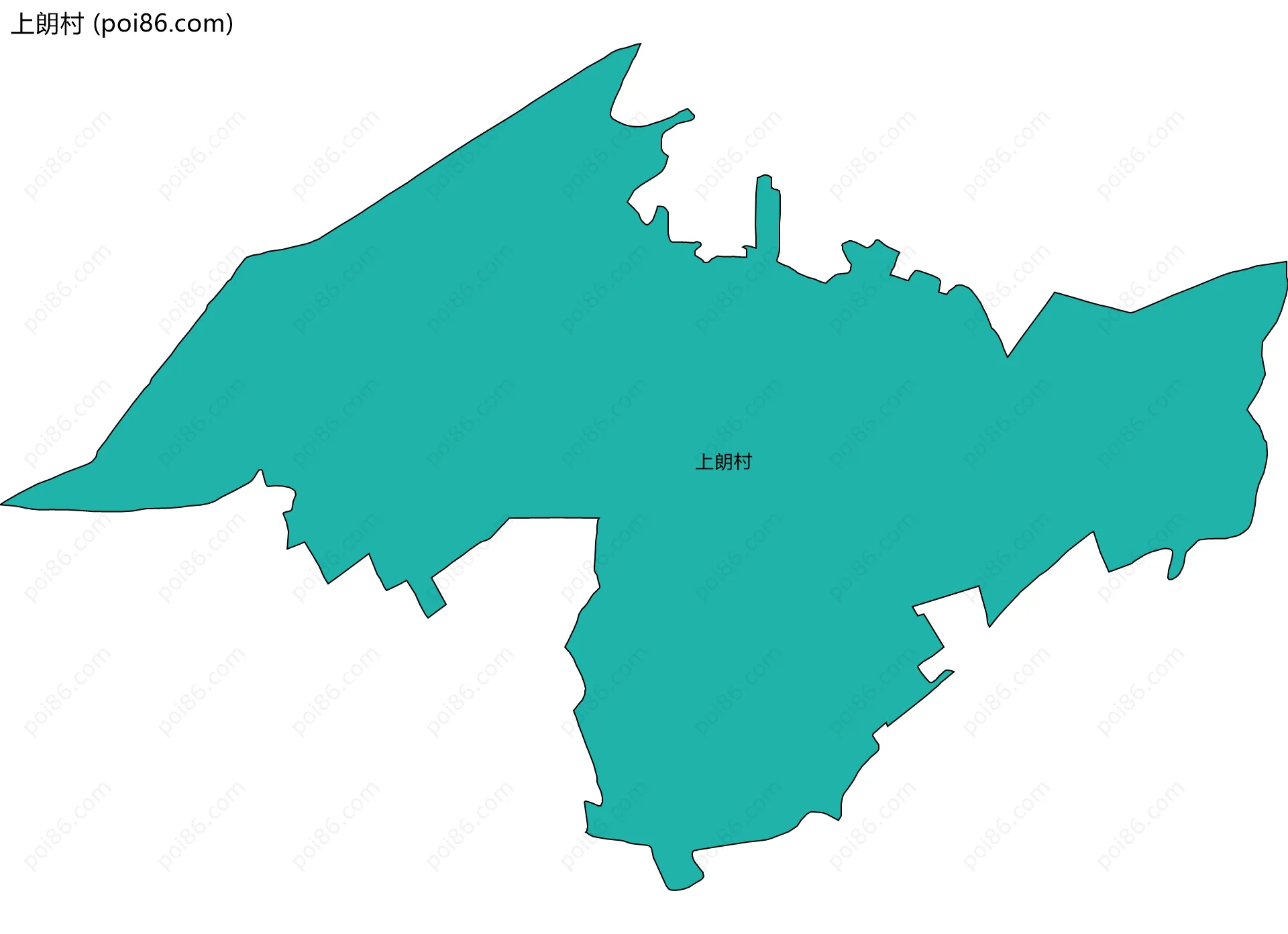 上朗村边界地图
