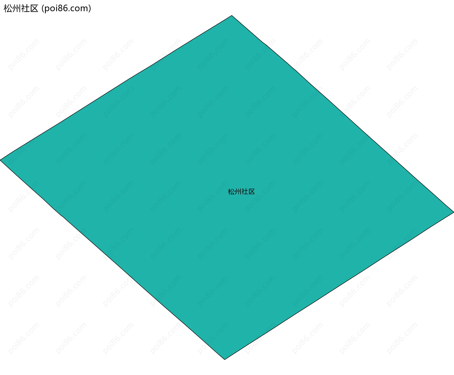 松州社区边界地图