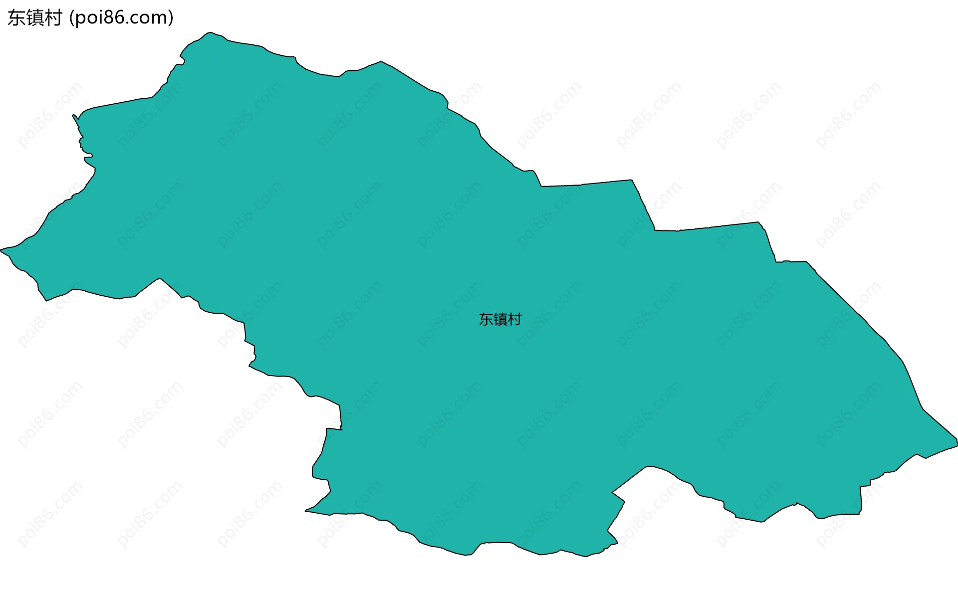 东镇村边界地图