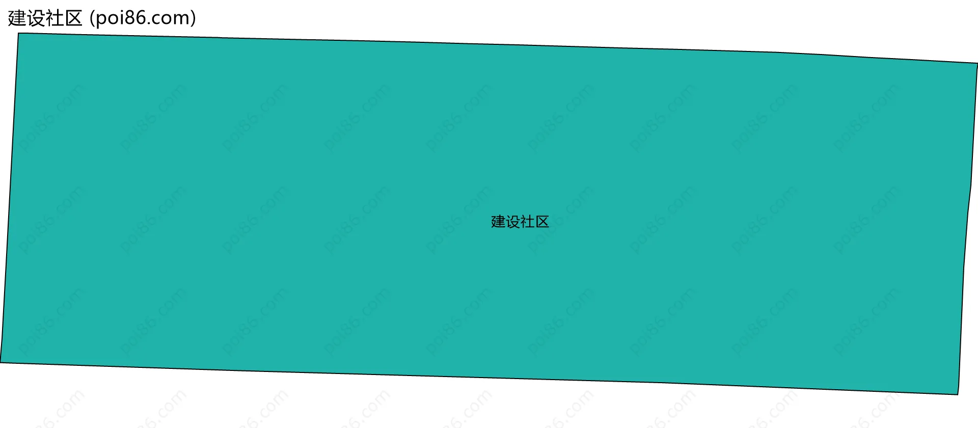 建设社区边界地图